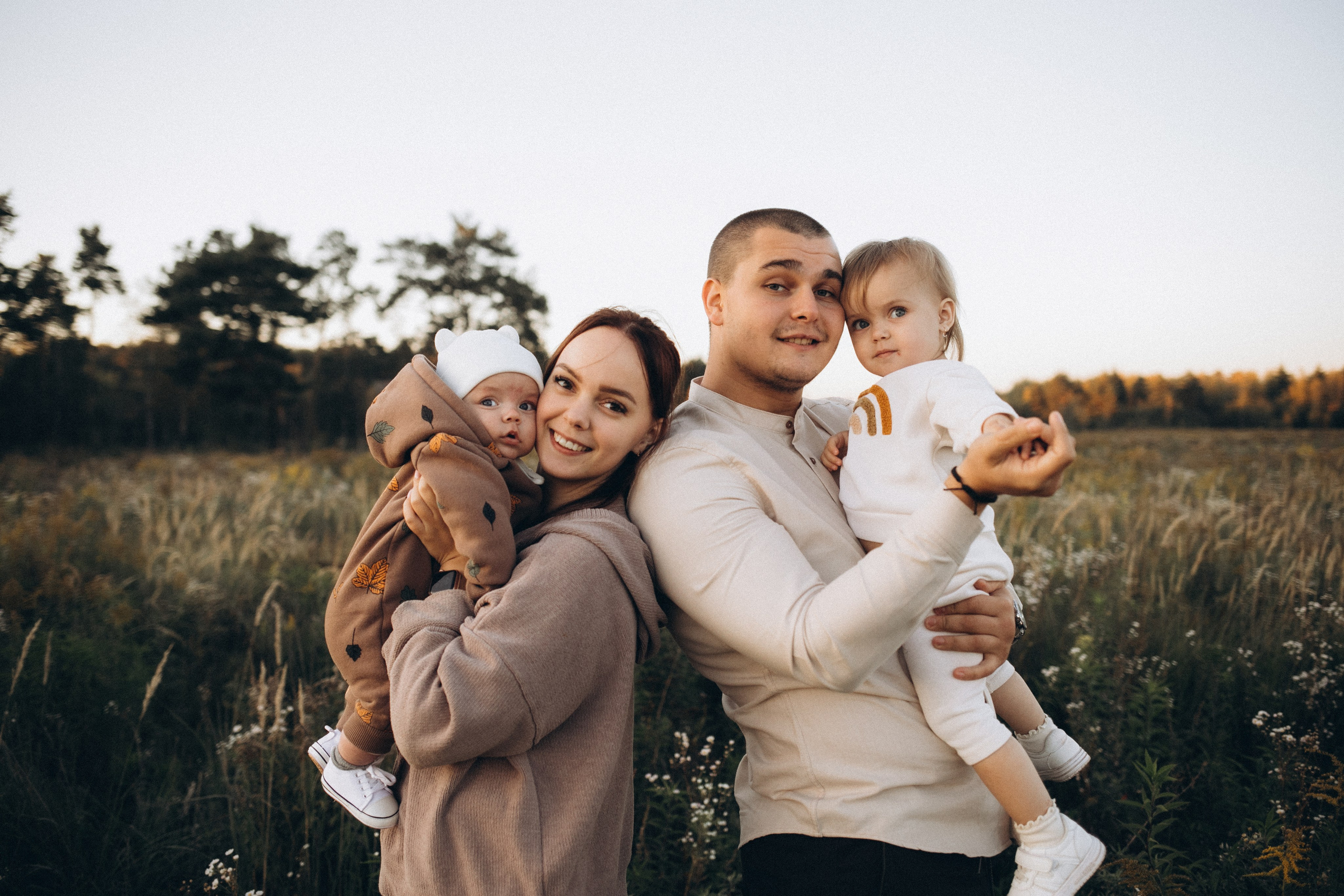 Саша, Алиса, Ева и Сереженька. Семейный и свадебный фотограф Анна Кожокарь