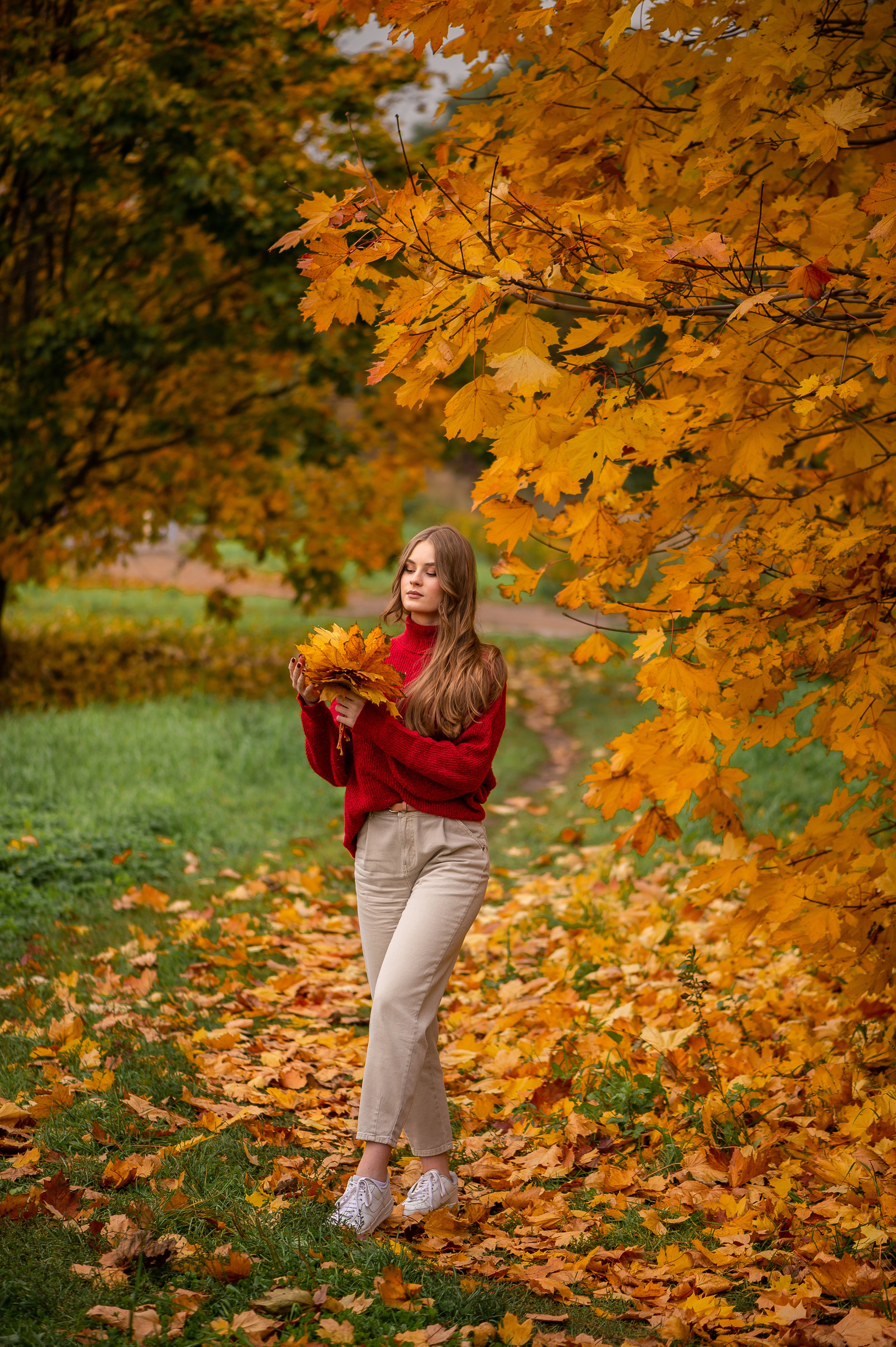 Осенняя фотосессия для Вероники. Фотосессии в Москве, женский и семейный фотограф Юлия Михайленко