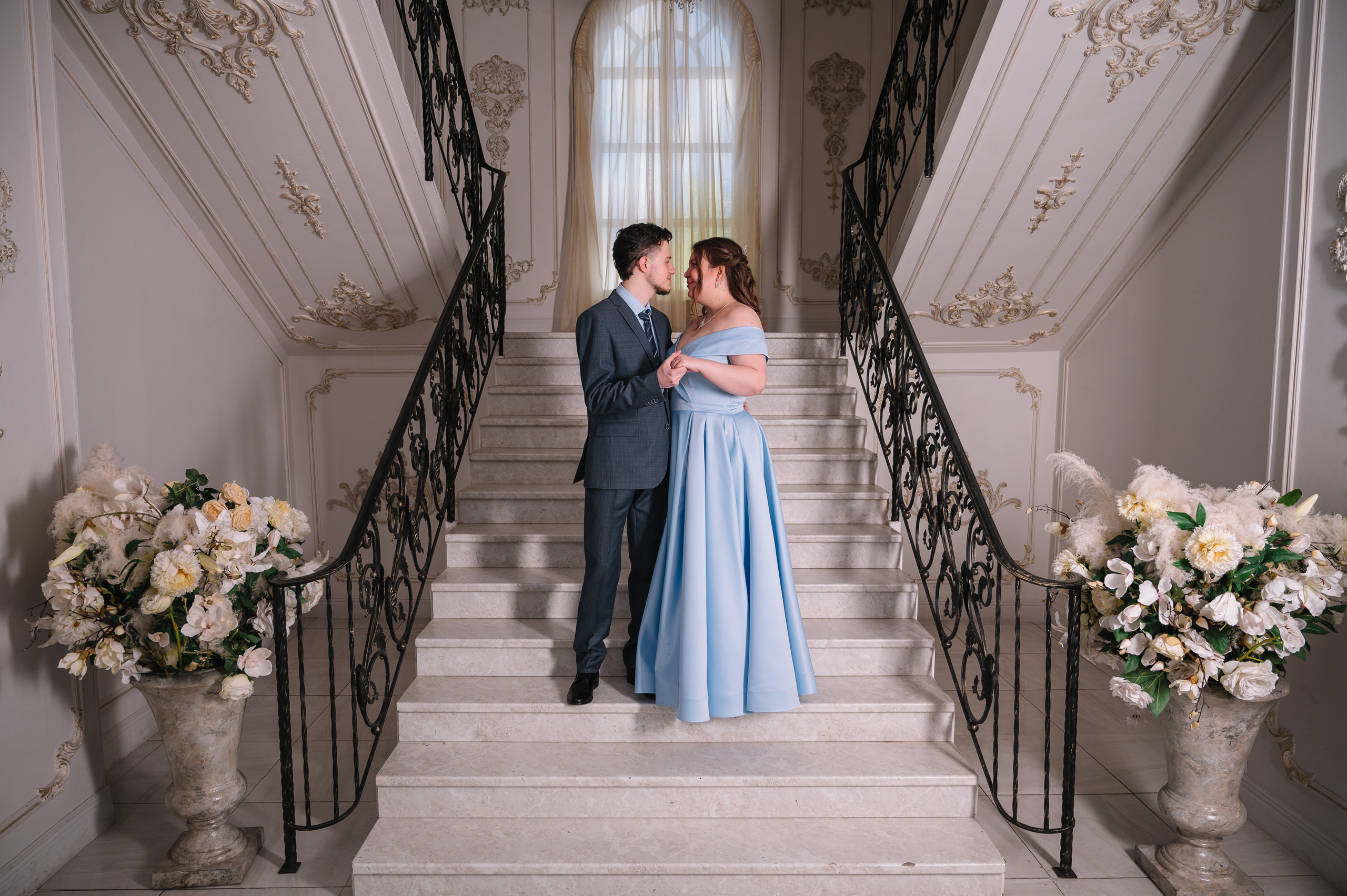 Свадебная фотосессия в студии. Свадебный и студийный фотограф в Москве Попов Вячеслав