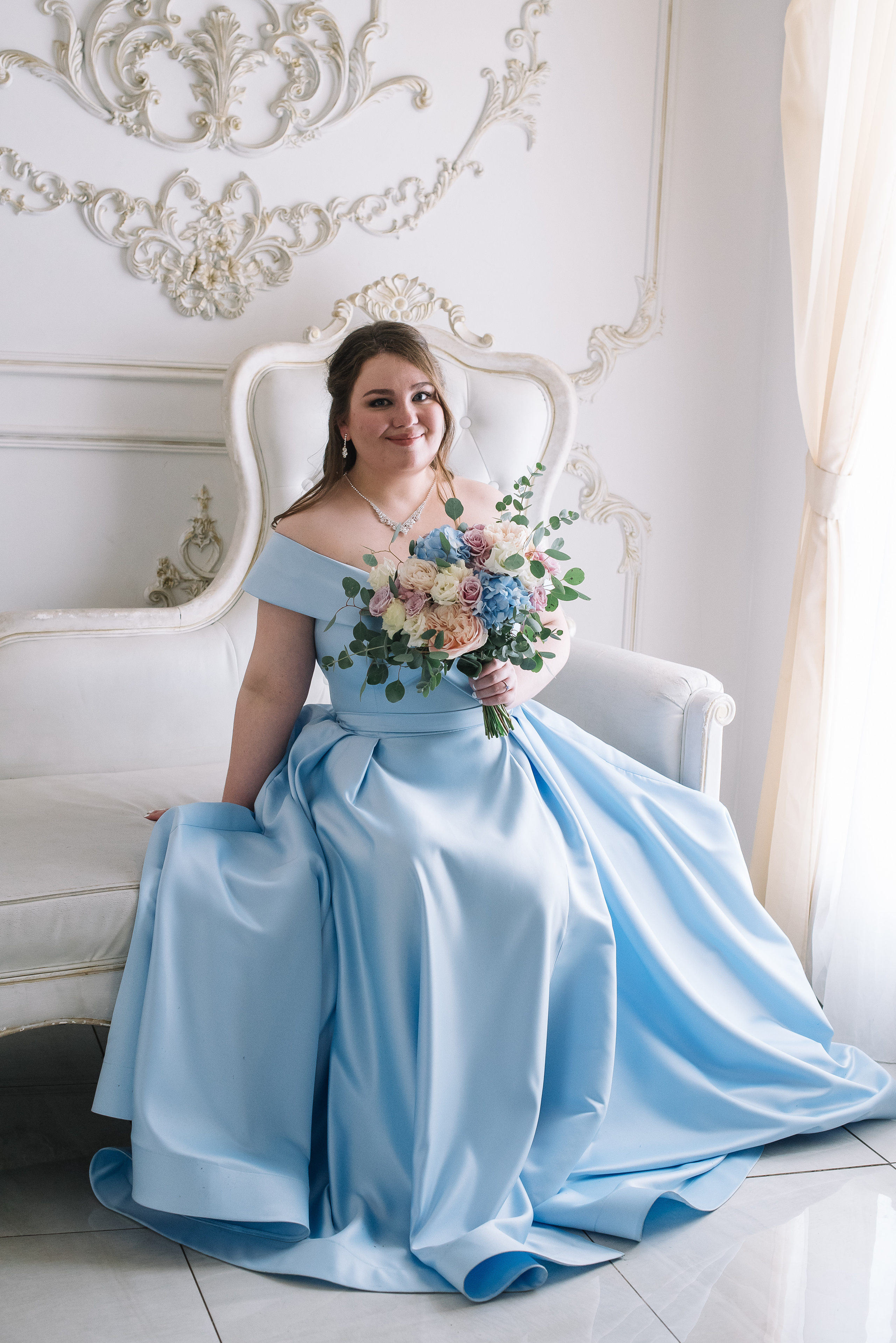 Свадебная фотосессия в студии. Свадебный и студийный фотограф в Москве Попов Вячеслав