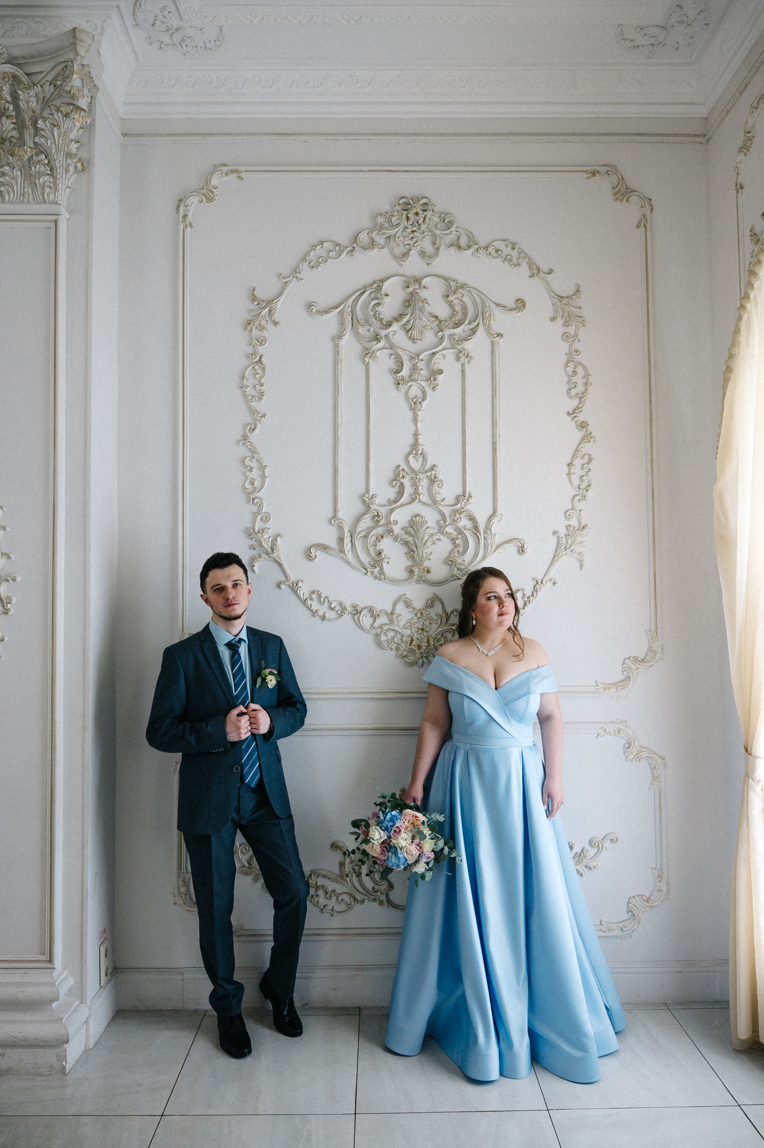 Свадебная фотосессия в студии. Свадебный и студийный фотограф в Москве Попов Вячеслав