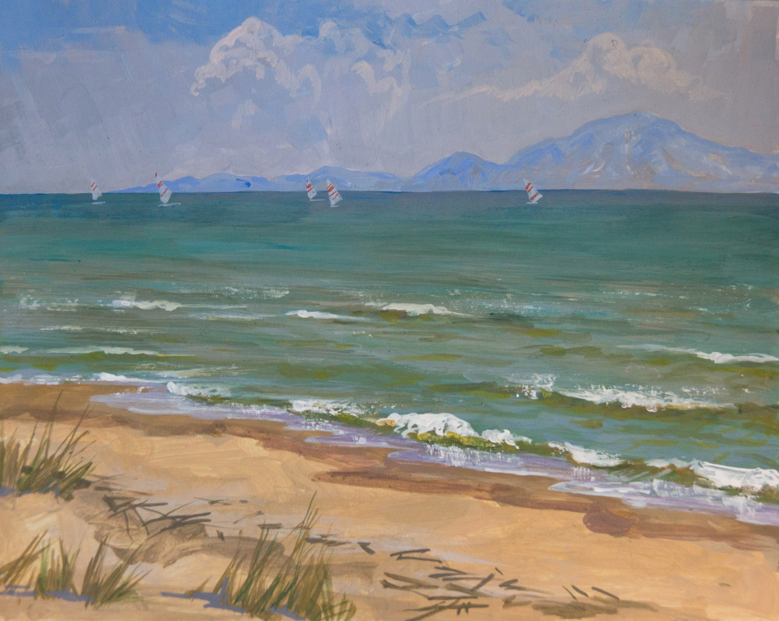 Живопись, пейзаж, море