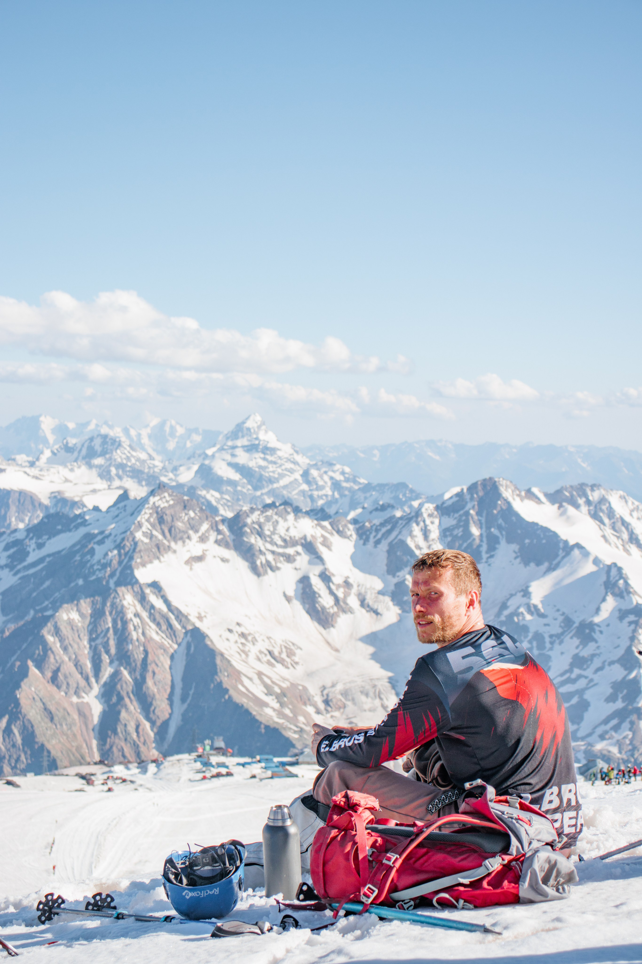 Снежно-ледовые занятия. Фотограф на трекинг и восхождение Эльбрус, Приэльбрусье. Елизавета Бобок