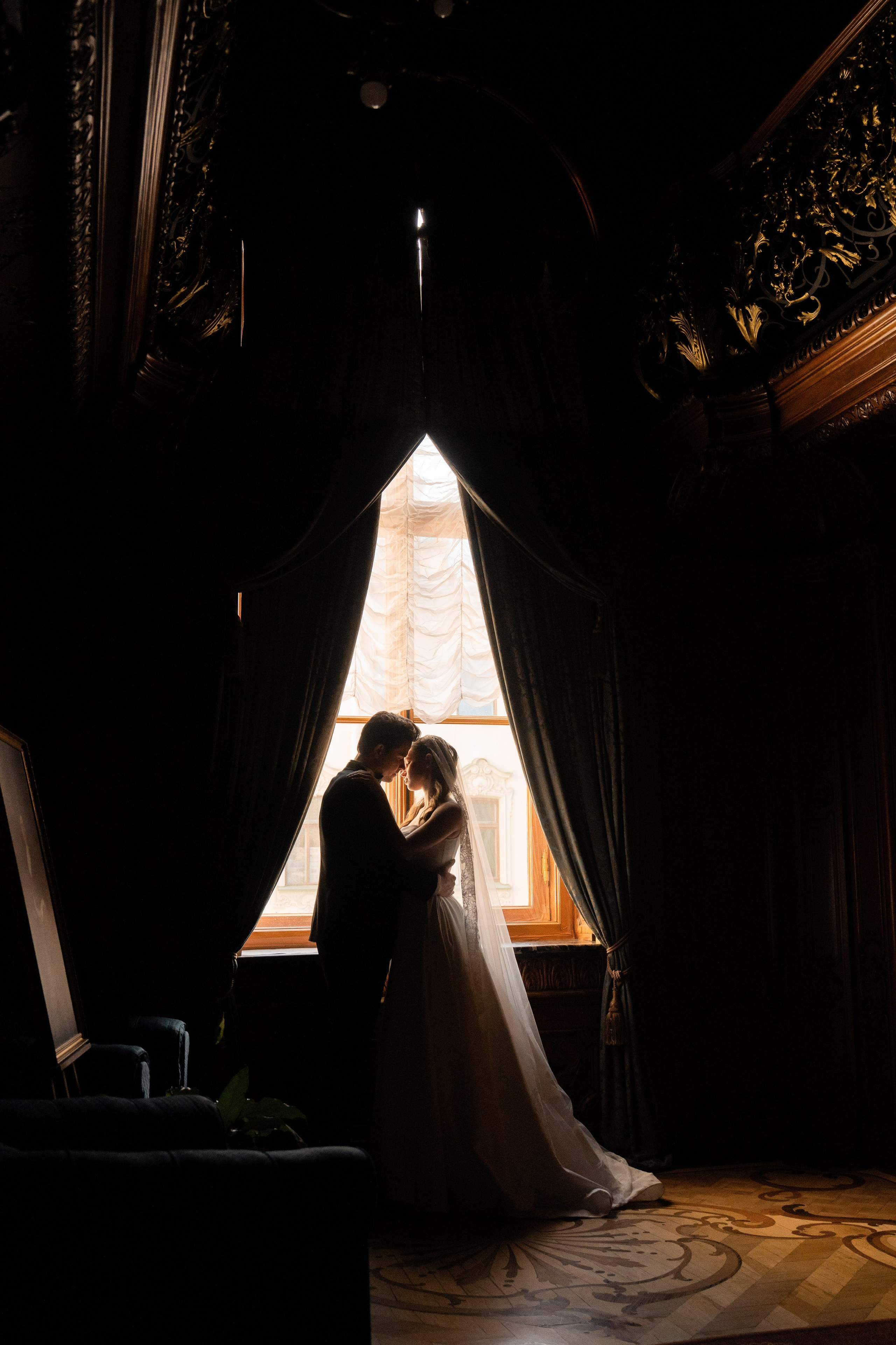 Сергей и Полина, особняк Половцовых. Свадебный фотограф в Москве Анна Полушина