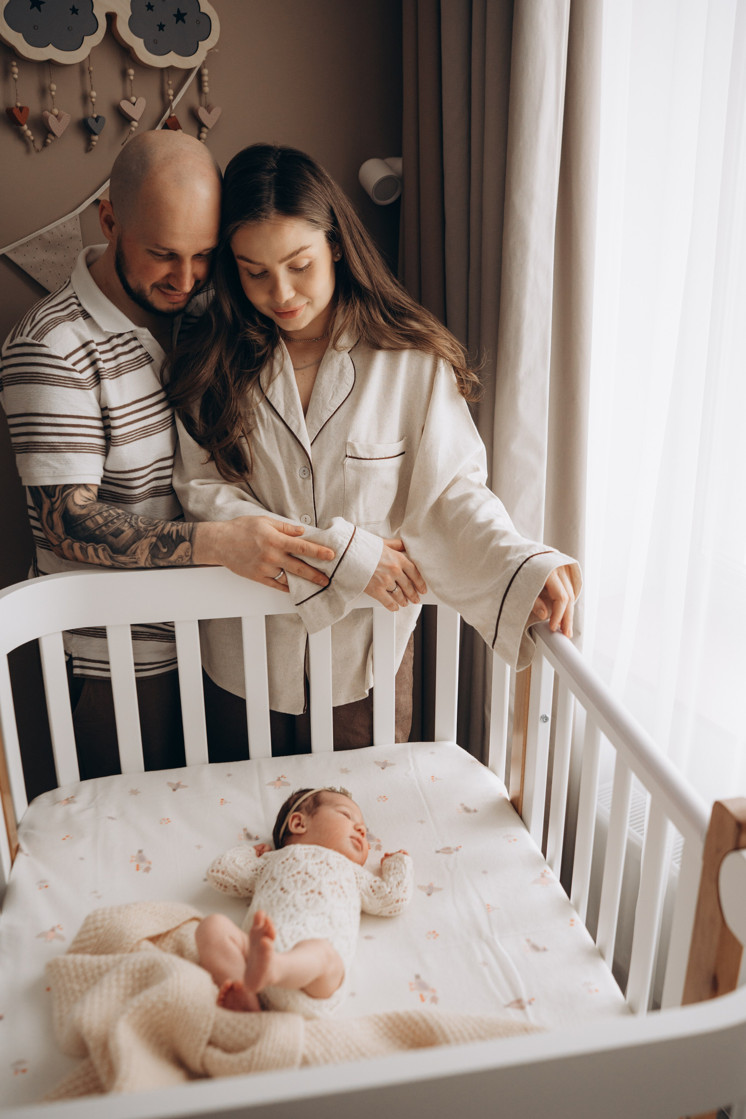 0-2 месяца. Фотограф Новорожденных в Москве. Семейные истории в стиле LIFE