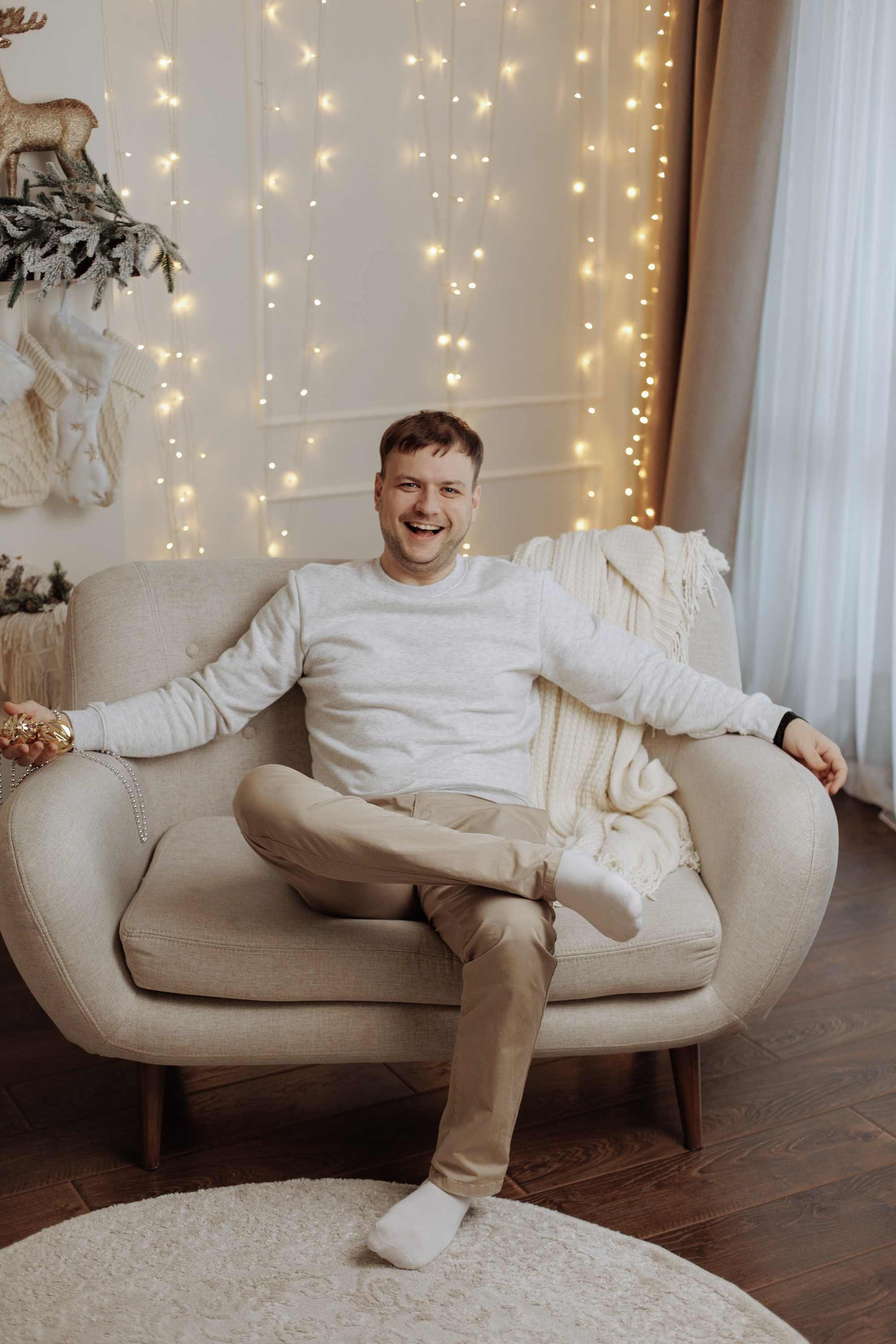 Семейная фотосессия «студия». Свадебный фотограф