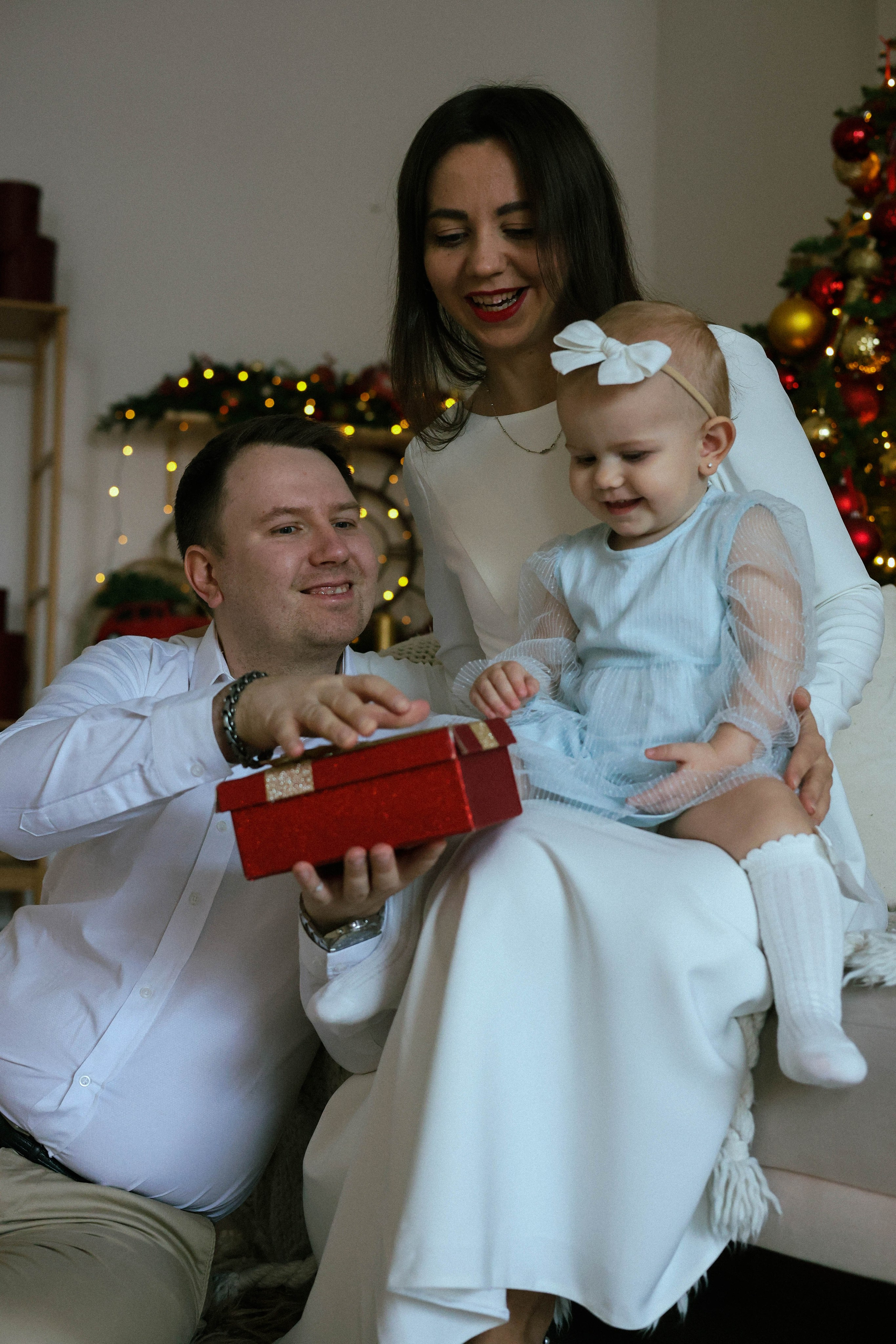 Новогодняя история «Ирина и ее семья». Фотограф в Москве Анастасия Калинина