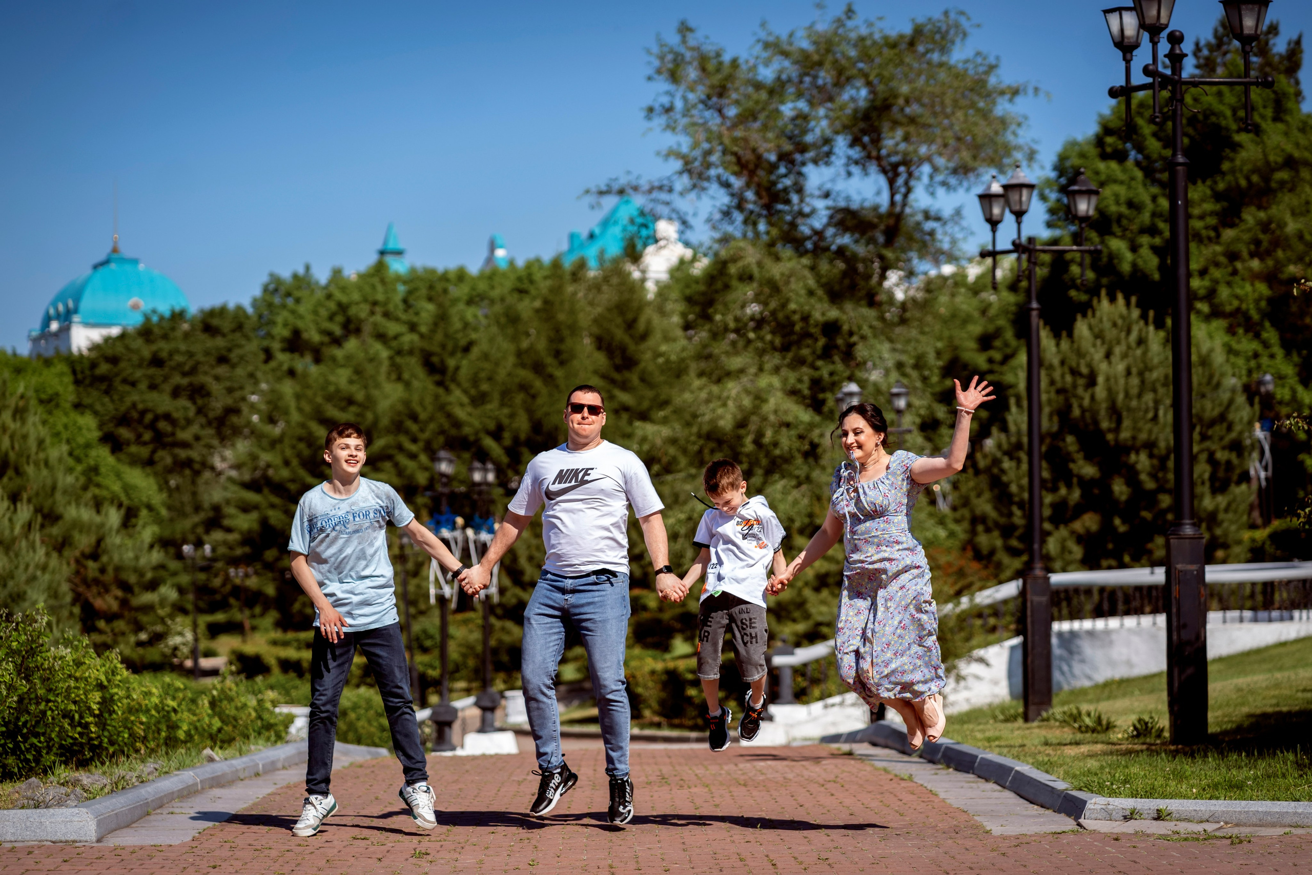 Летняя прогулка в парке. Семейный и детский фотограф в Хабаровске Анна Гриневич