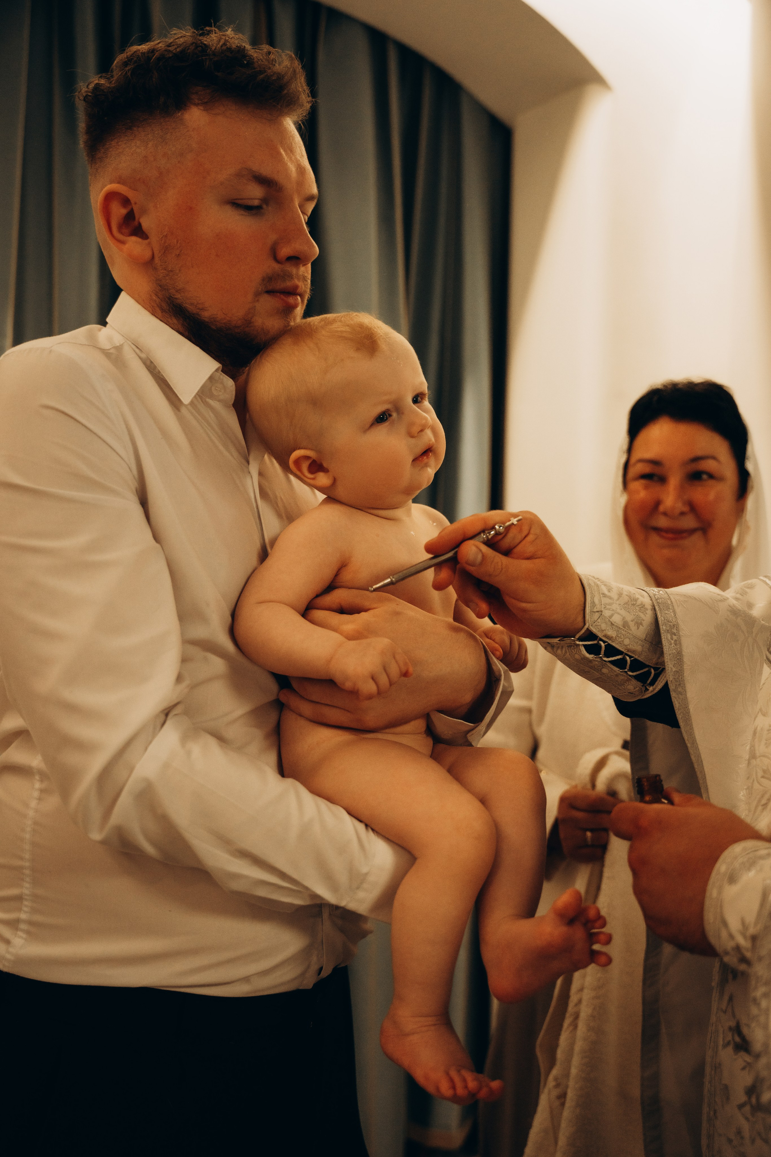 Крещение Тёмы. Фотограф Мария Миллс | Минск