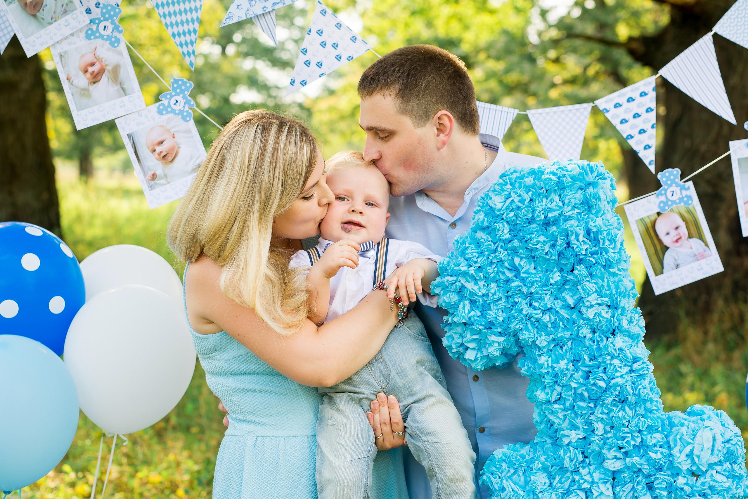 Вова, Маша и маленький Серёжа. Свадебный фотограф в Рязани Вагнер Владимир