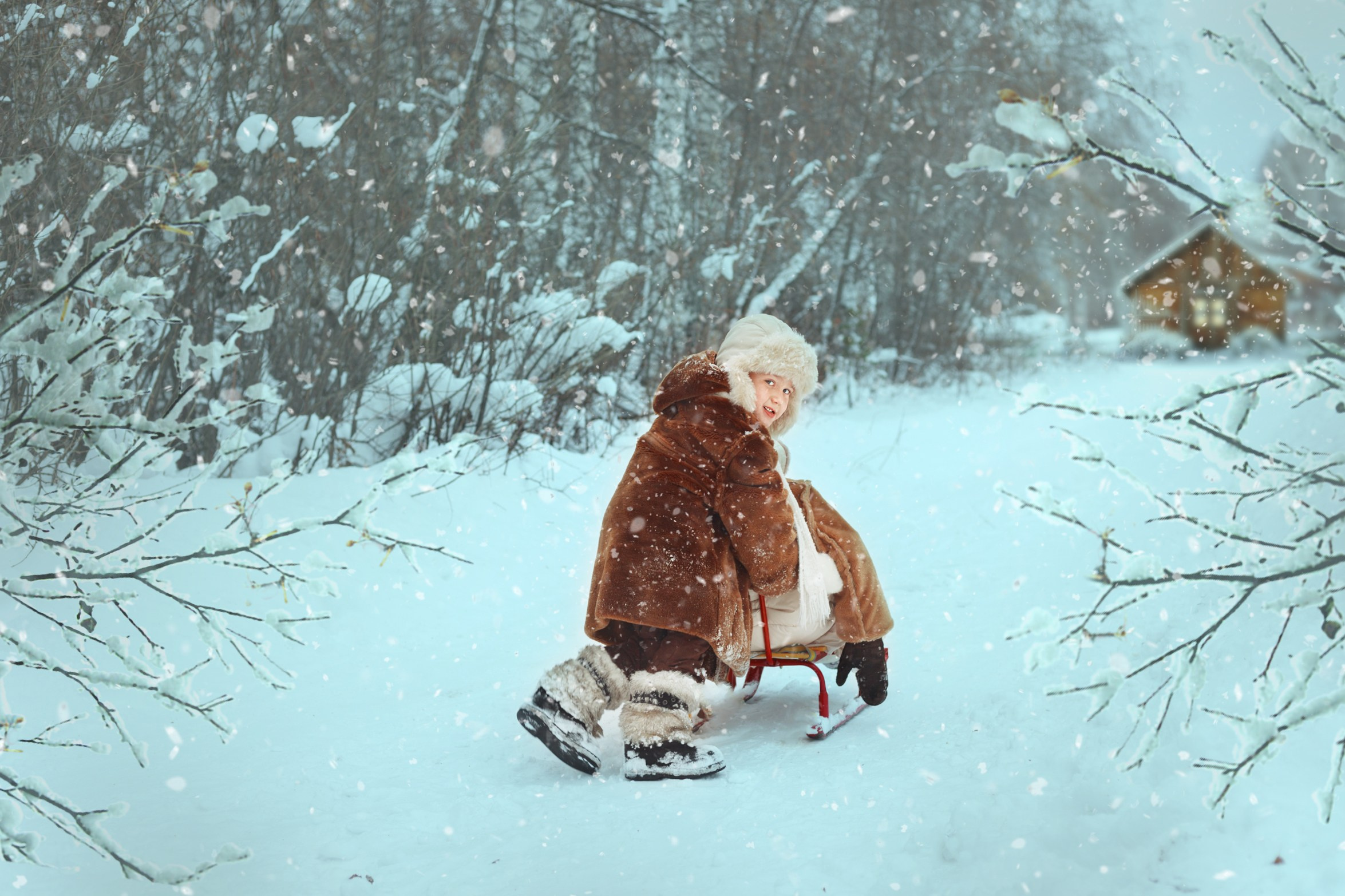 Зимние забавы. Детский и семейный фотограф в Бердске и Новосибирске Дарья Гребнева
