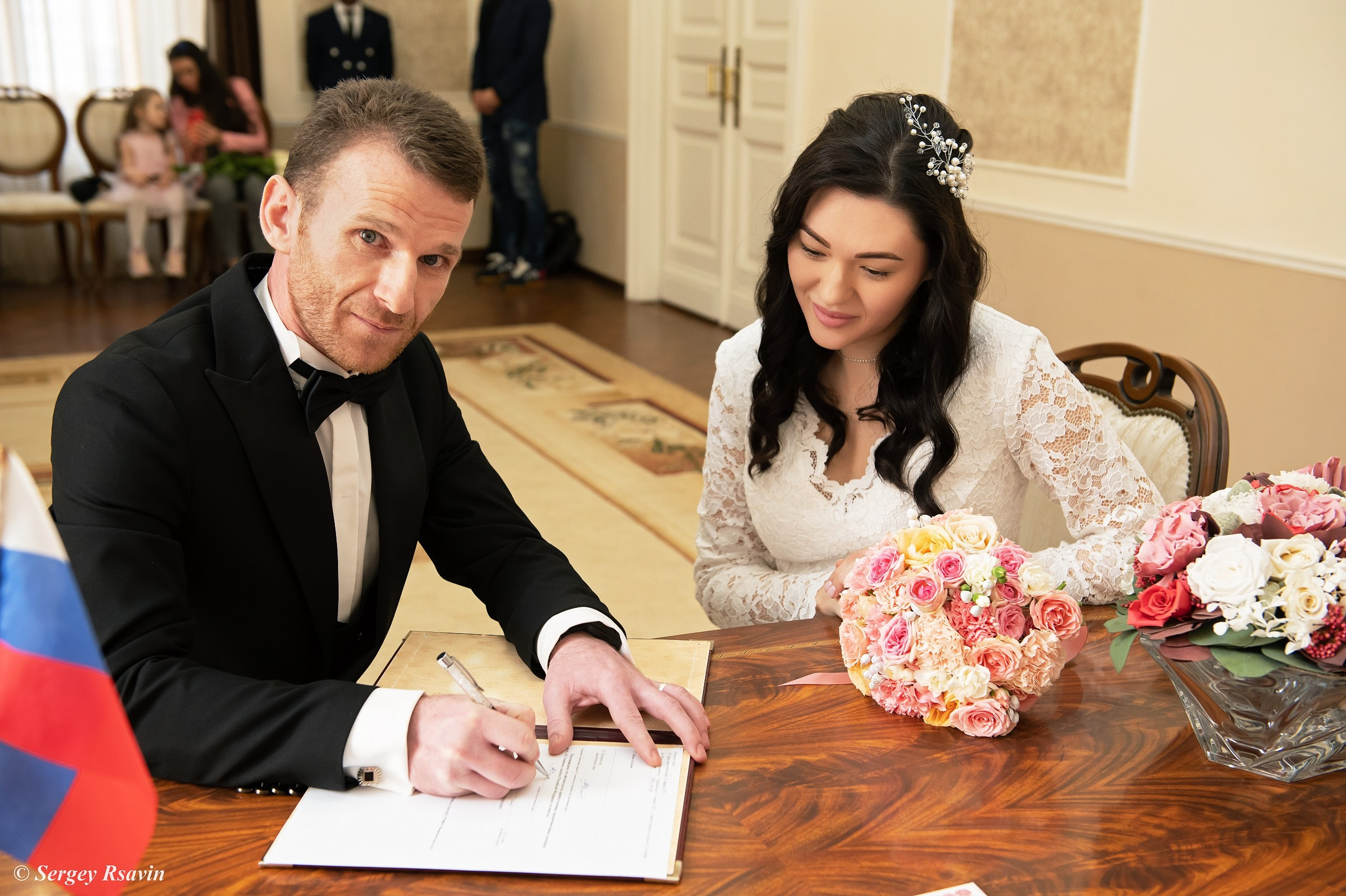 Съемка в Мещанском ЗАГСе. Фотограф в Москве Сергей Рсавин