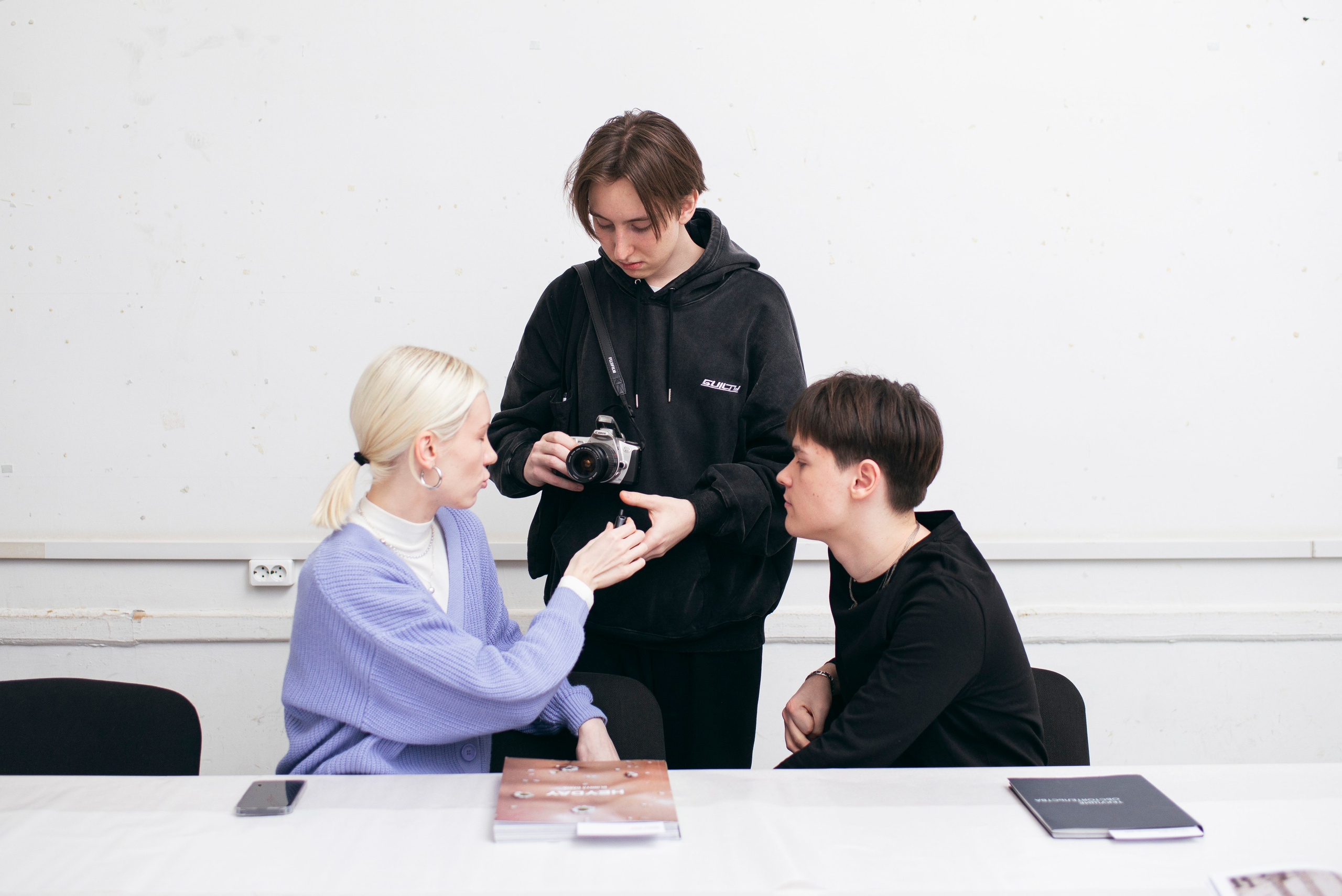 Вечер фото книг в Школе Дизайна. Фотограф в Москве Алейникова Евгения