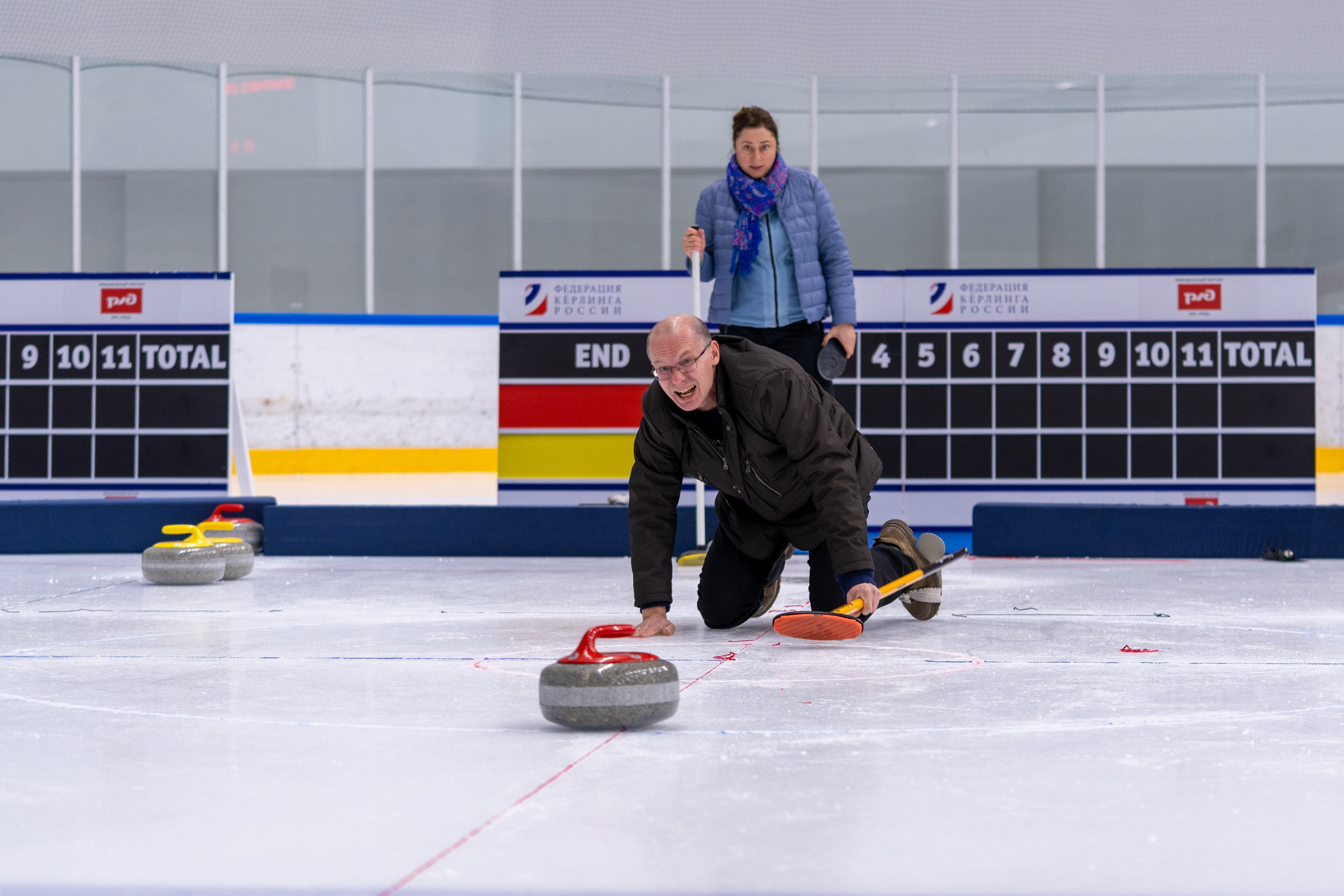 Керлинг для компании Р-Фарм. Репортажный фотограф в Красной Поляне и Сочи Павлюченко Екатерина
