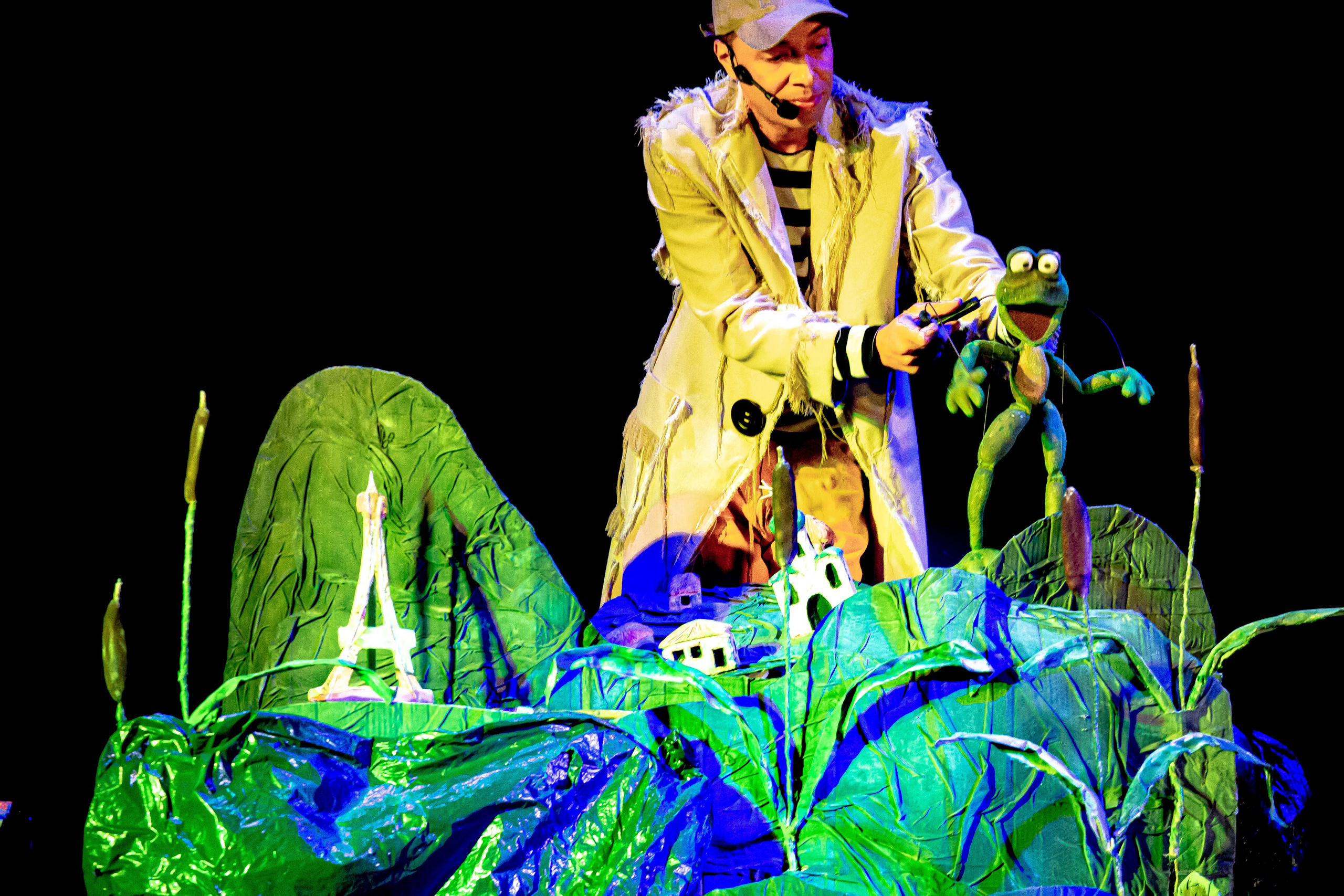 Спектакль театра Саквояж Лягушка путешествиница. Фотограф в Сочи Юрий Шептаев