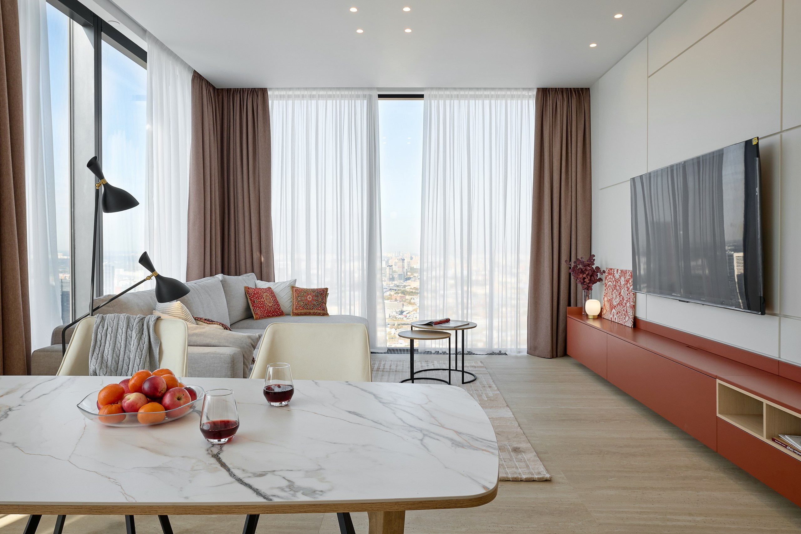 Съёмка видовых квартир Capital Towers в Москве. Антон Артюшин, портретный фотограф. Москва