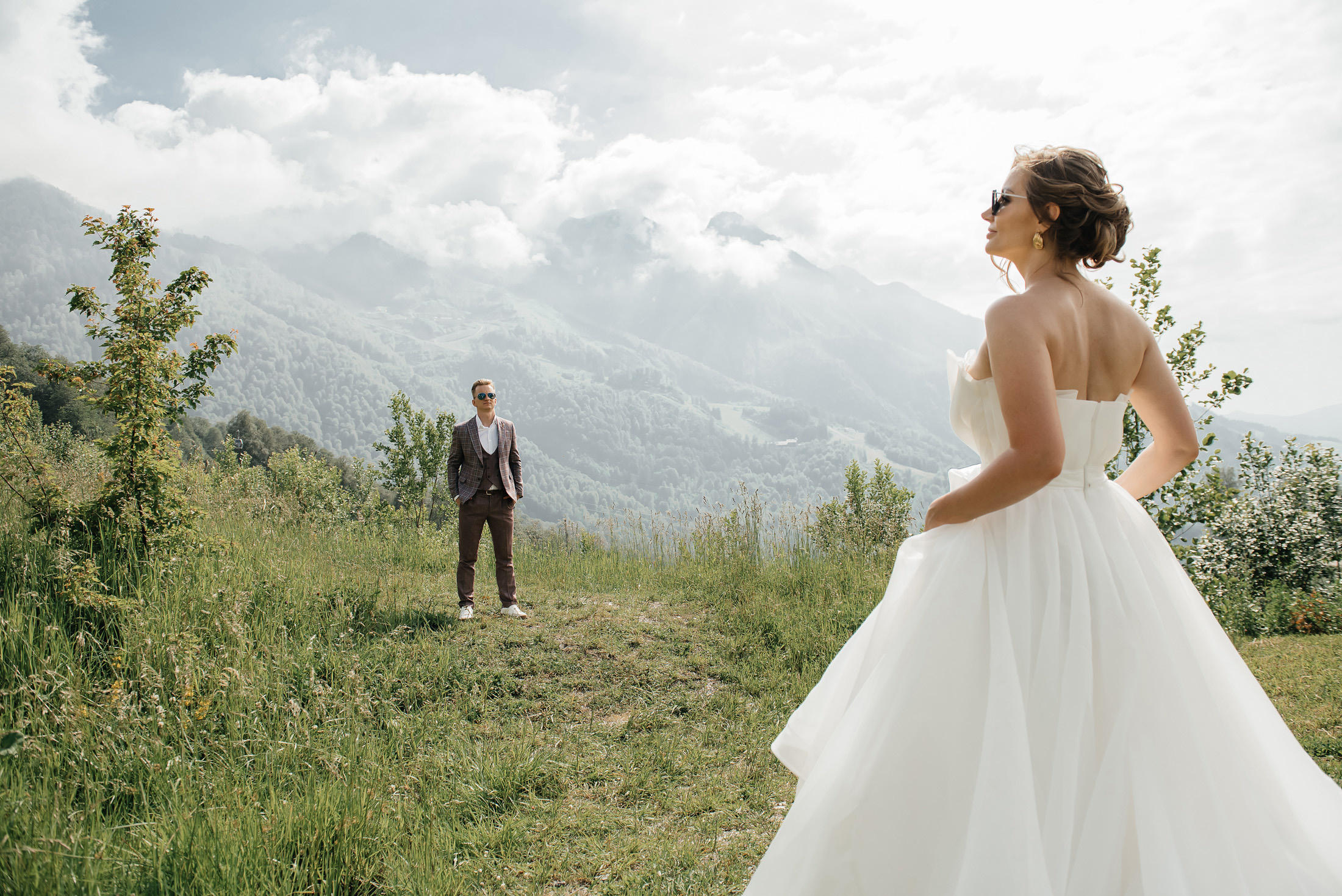 Свадьба в горах в Sky park отель. Фотограф Сочи Евгений Соколов