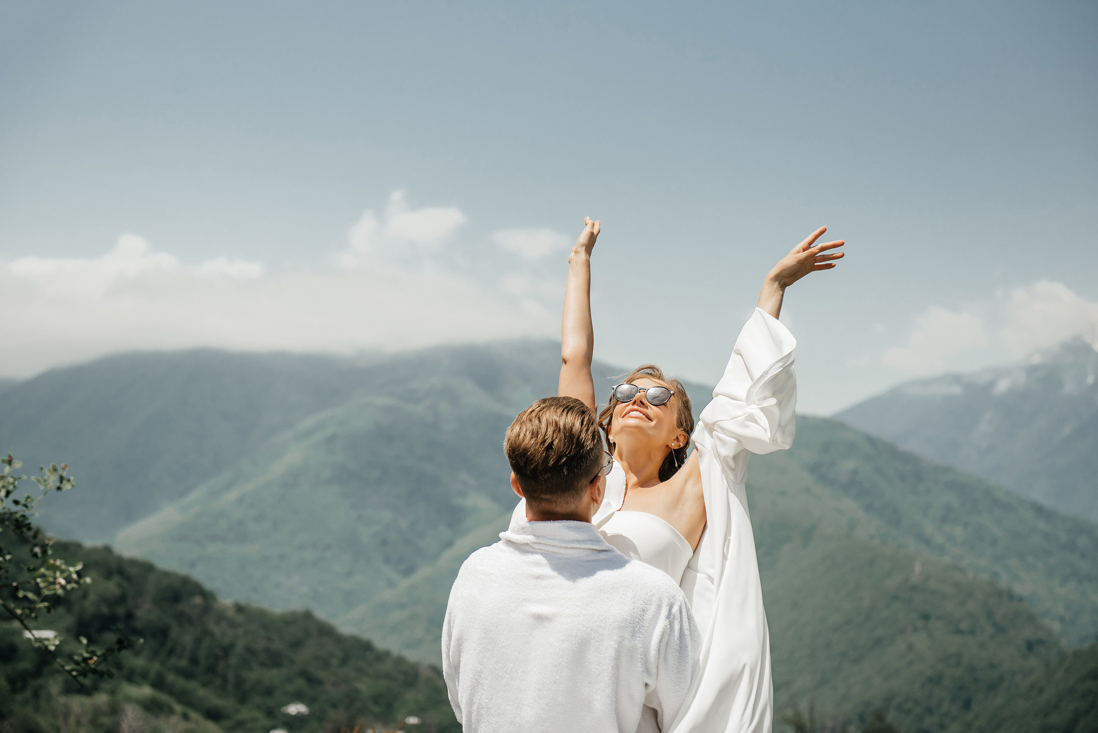 Свадьба в горах в Sky park отель. Фотограф Сочи Евгений Соколов