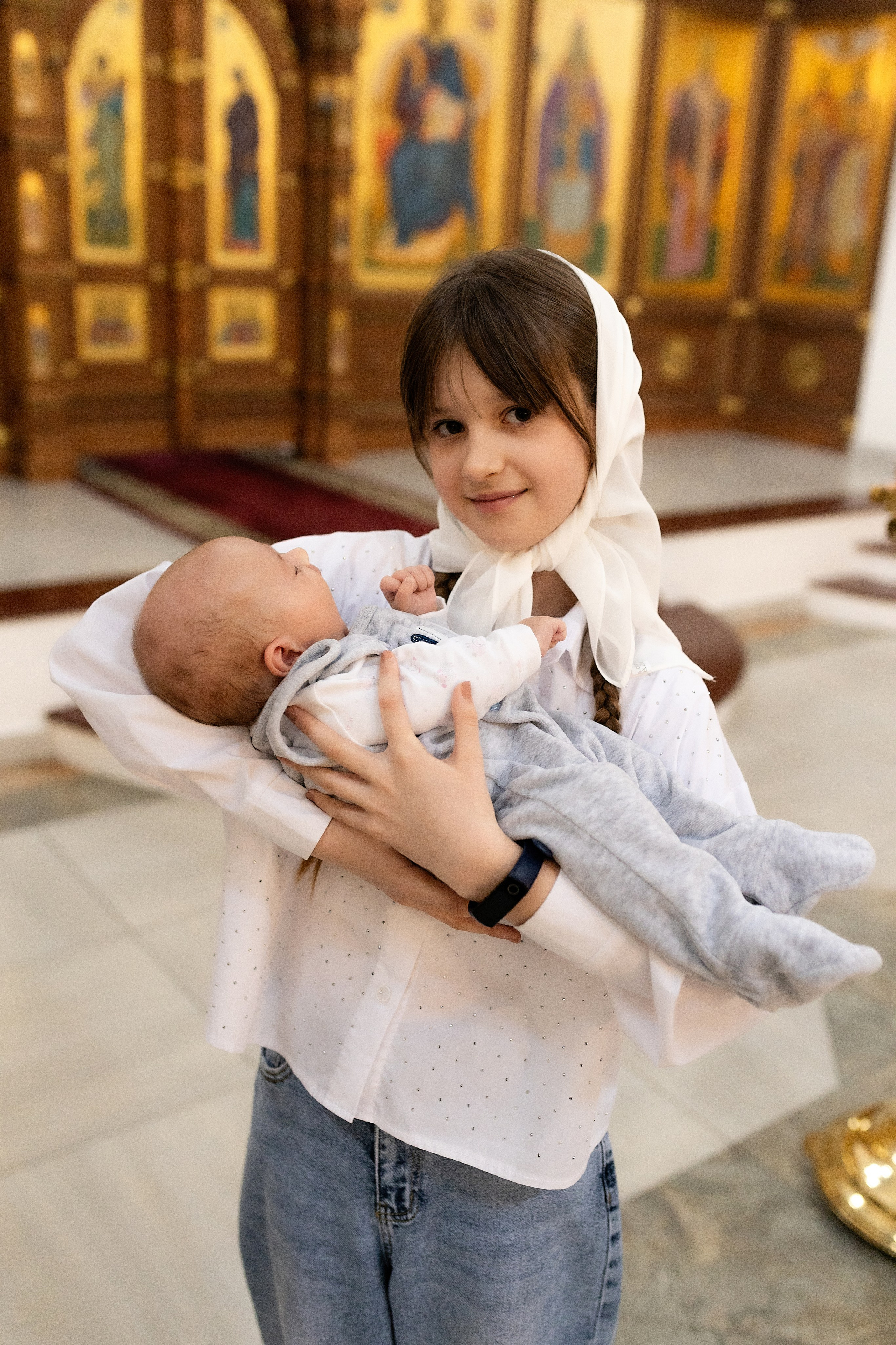 Таинство крещения Алисы. Фотограф в Железнодорожном и Балашихе