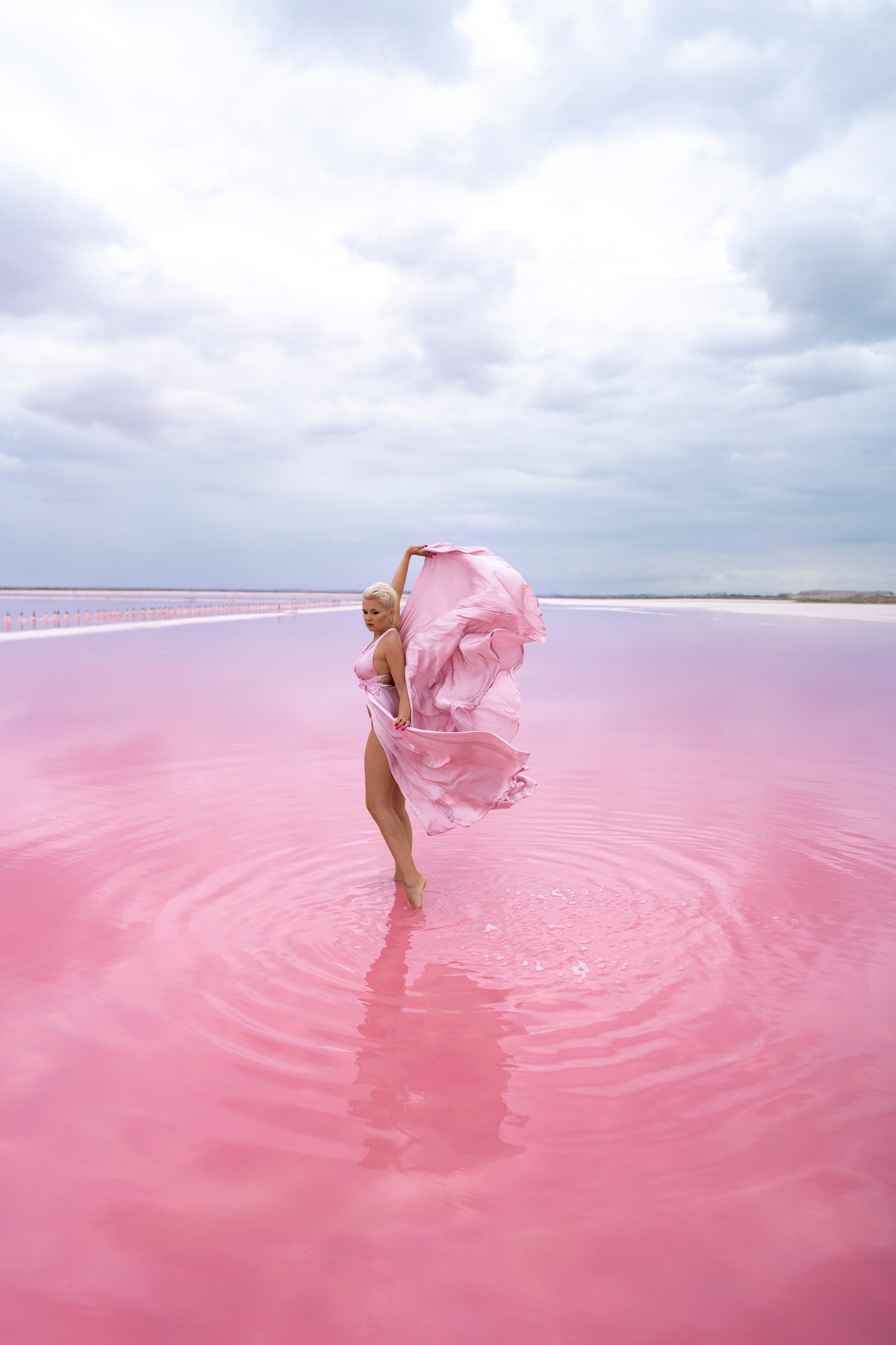 Розовое озеро Сасык-Сиваш (Евпатория). Фотограф в Крыму Лебедева Александра