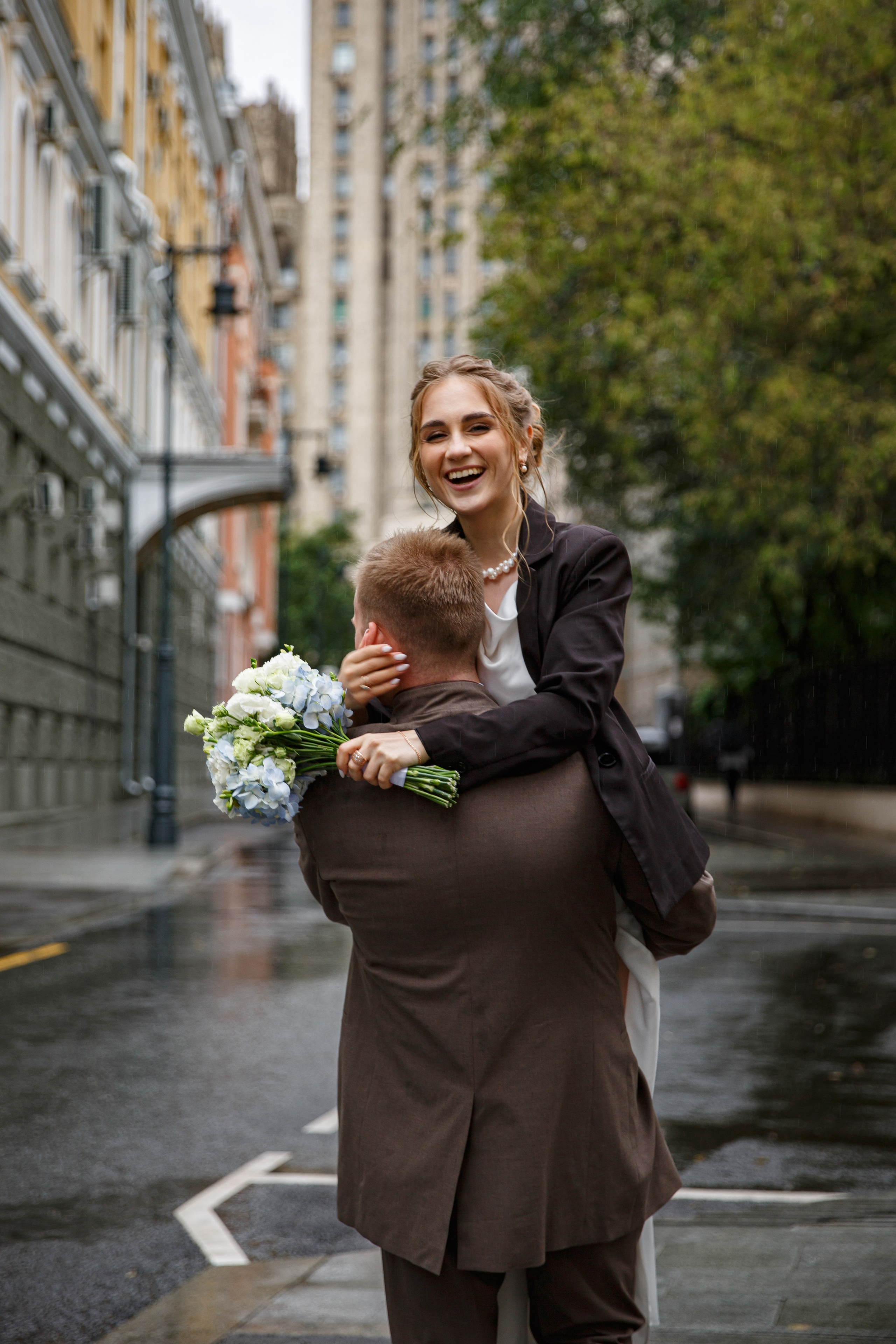 Свадебная фотосессия в городе и в фотостудии. Свадебный фотограф Москва и МО Сергей Киржаев