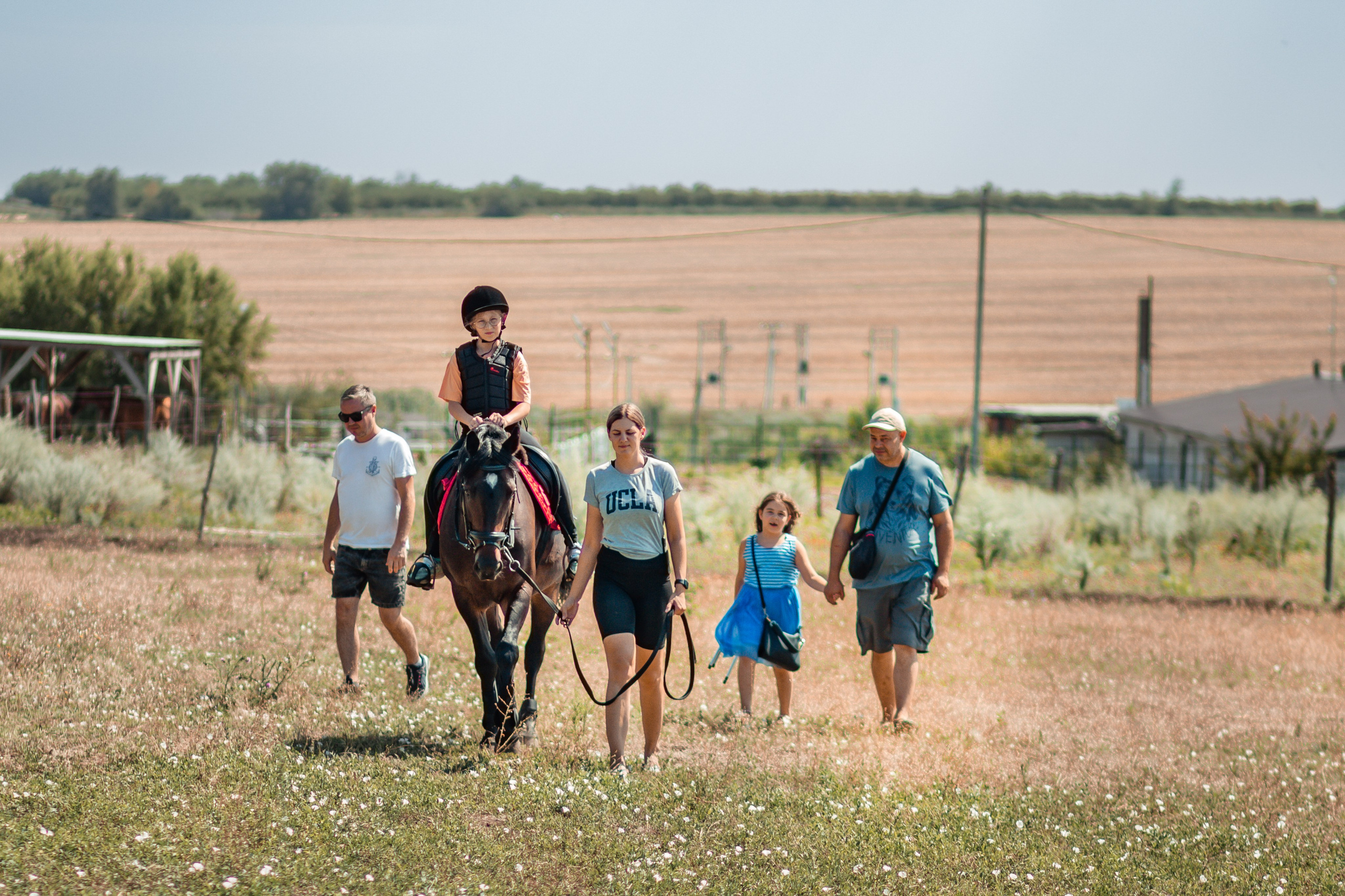 Выезды в поля на лошади