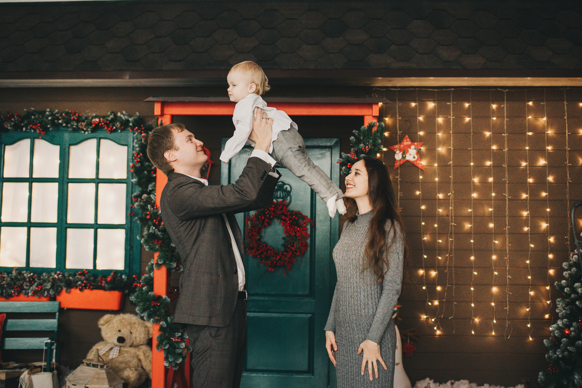 Втроем: радость и ежики. Фотограф в Москве новорожденные свадьбы семьи Дарья Ларионова