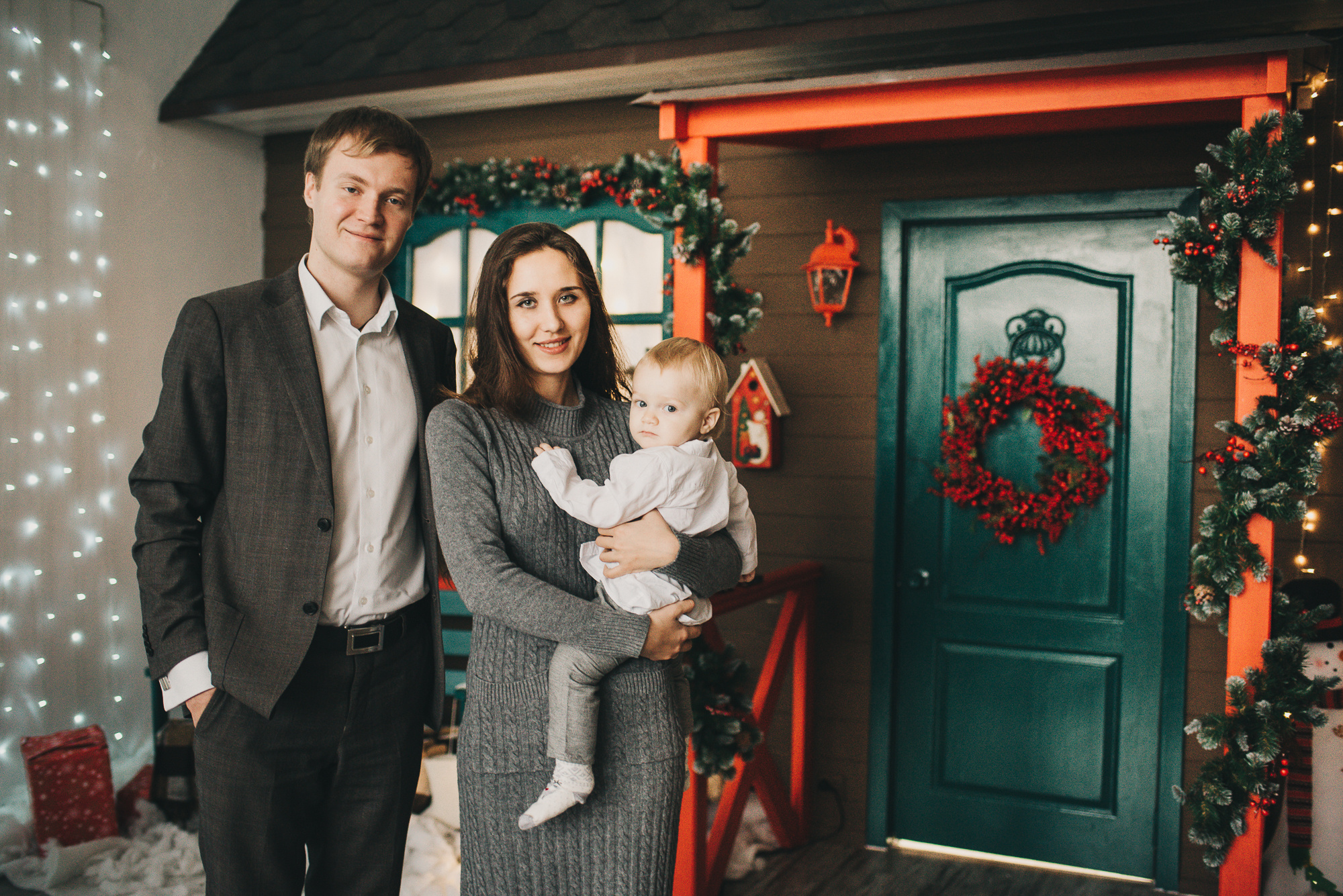 Втроем: радость и ежики. Фотограф в Москве новорожденные свадьбы семьи Дарья Ларионова