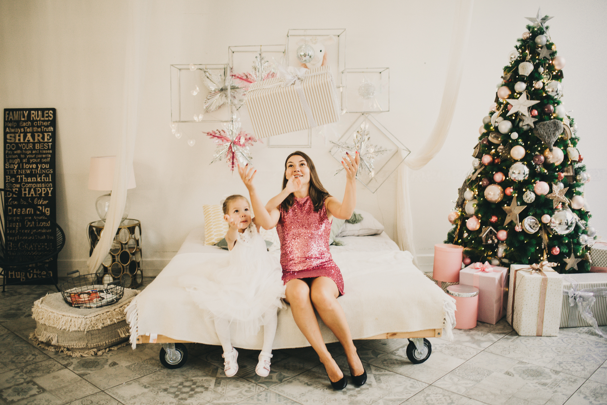 Новогоднее чаепитие. Фотограф в Москве новорожденные свадьбы семьи Дарья Ларионова