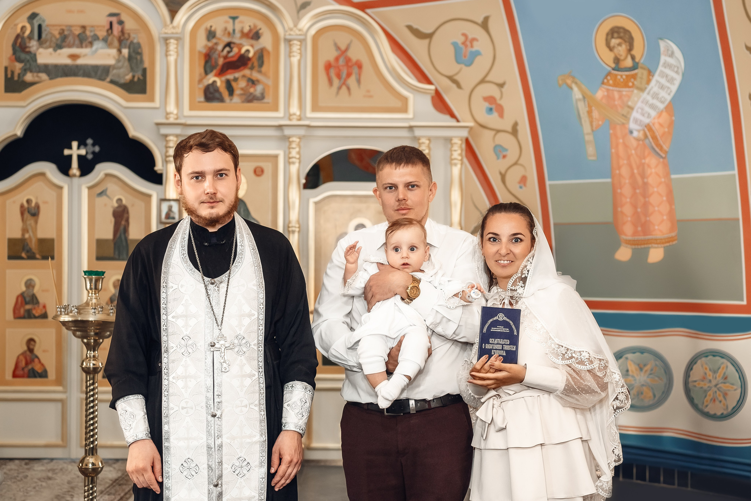 Храм Угрешского. Крещение на Вербное. Церковный фотограф на Таинство Крещения и Венчания в Оренбурге и Оренбургской области Екатерина Белкина