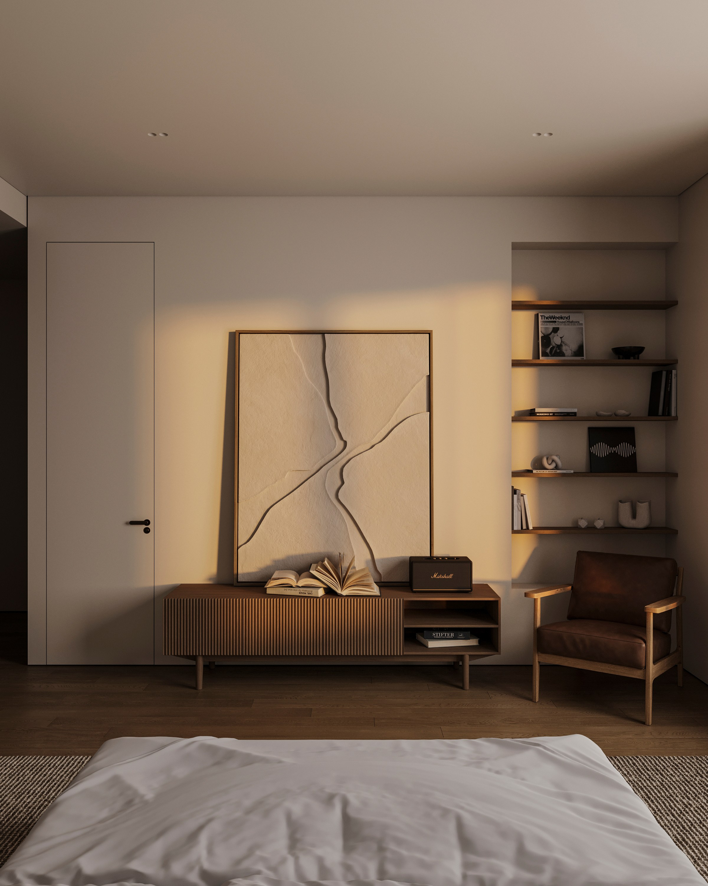 JAPANDI HAVEN | CONCEPTUAL PROJECT. Interior Visualization by Valerie Stetyukevich