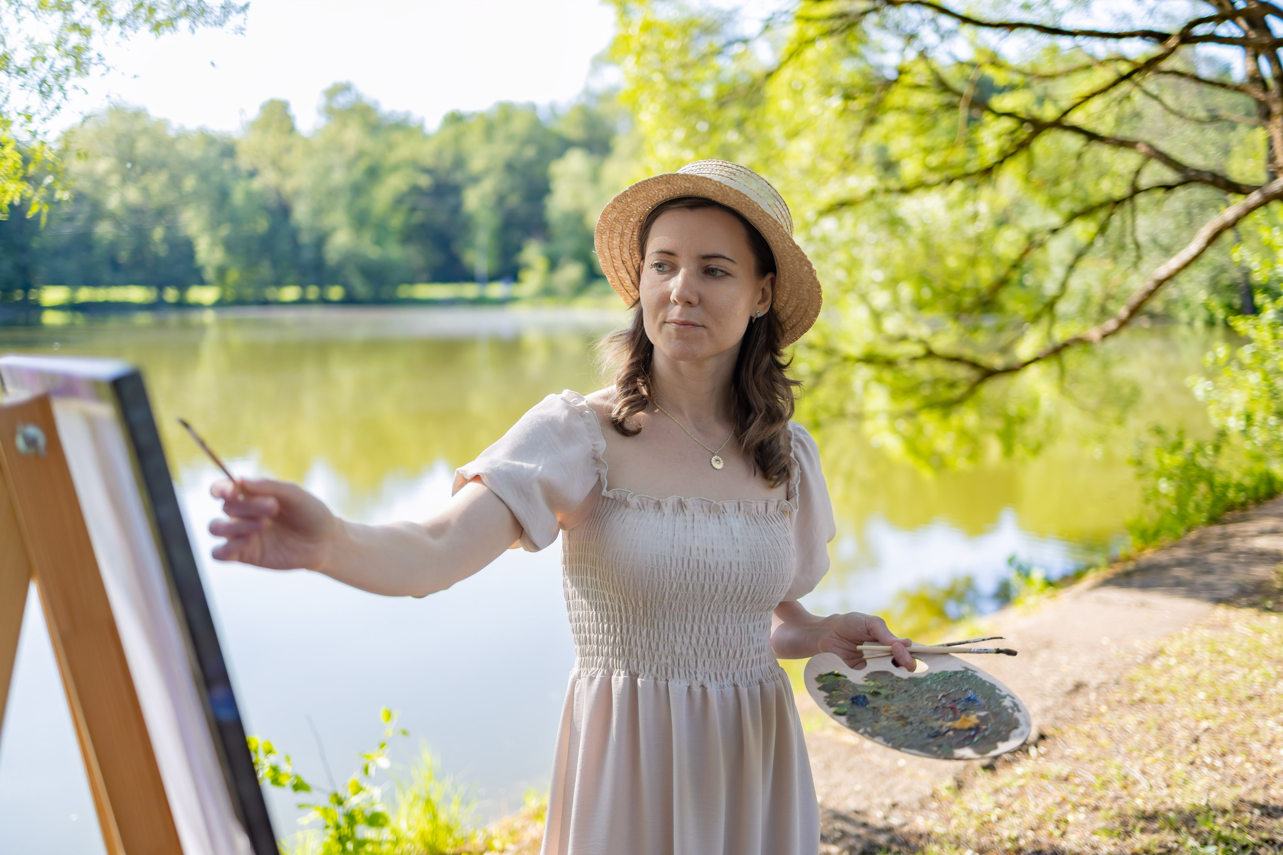 Фотосессия в стиле «Художница». Репортажный, семейный и студийный фотограф в Москве Демин Алексей
