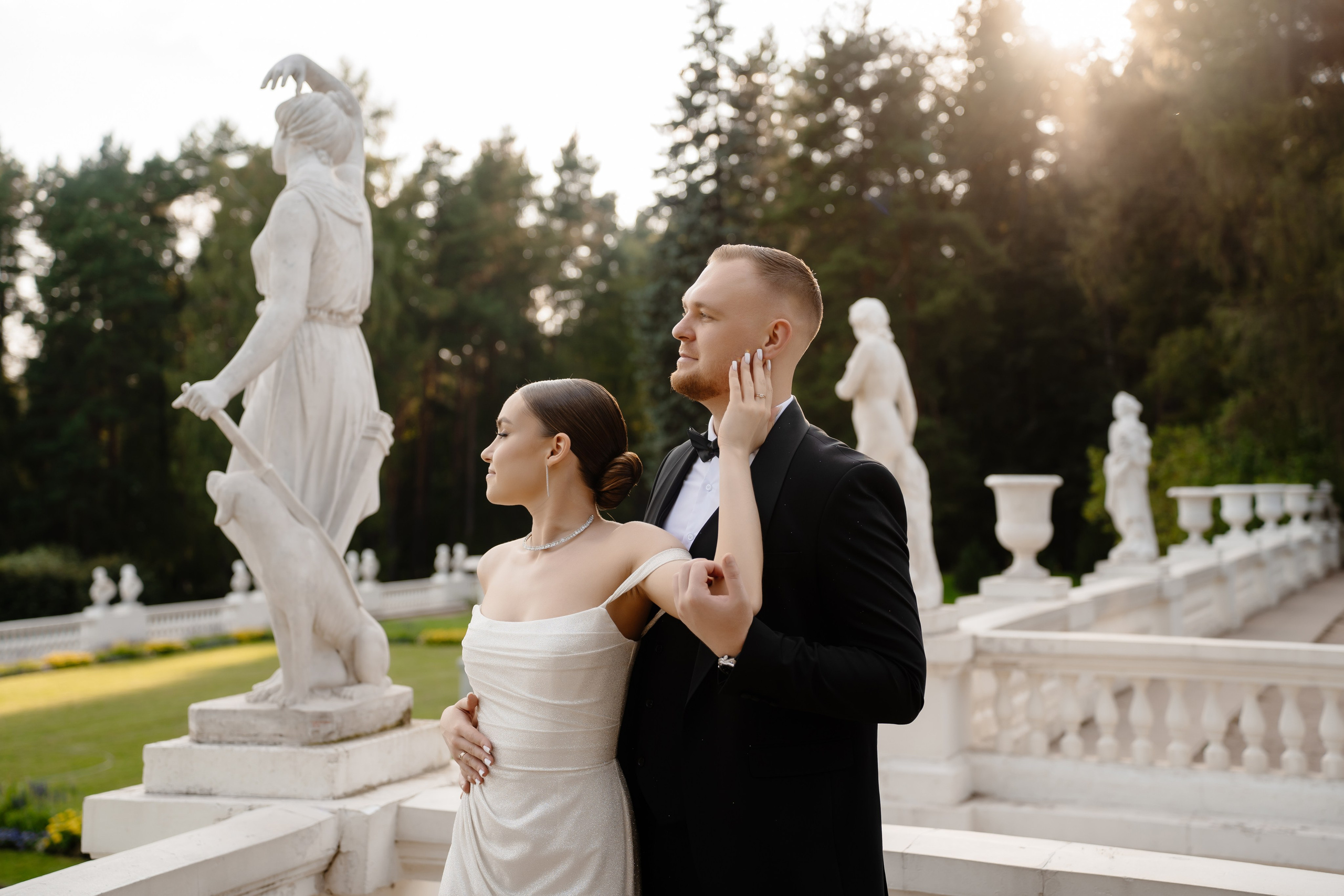Свадебная фотосессия в парке Архангельское. Свадебный и семейный фотограф в Москве Светлана Зоткина