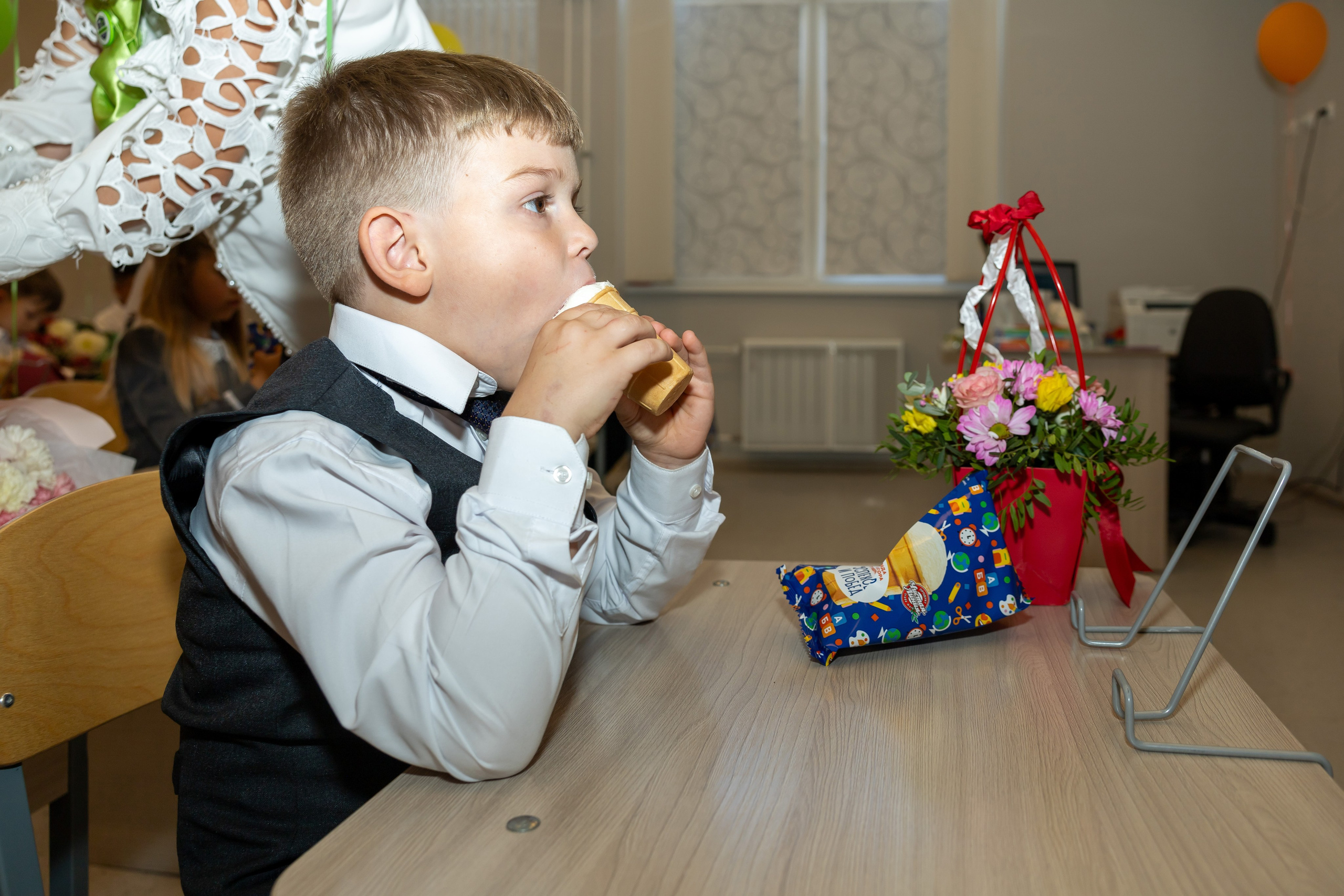 Первый раз в первый класс (репортажная съемка). Фотограф в Серпухове Наталья Руденко