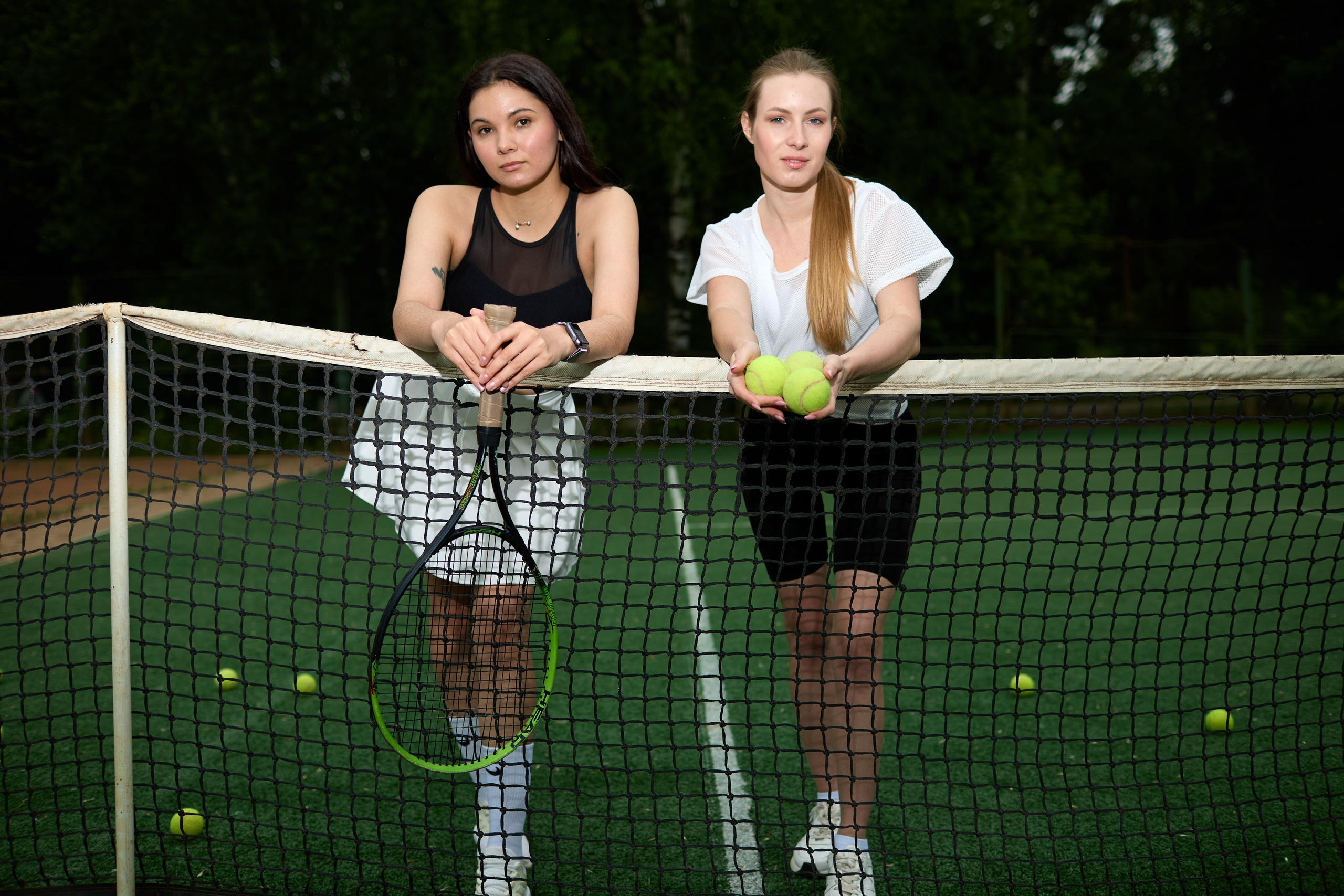 Фотосессия на теннисном корте Парка Победы. Фотограф Илья Прохоров в Кирове