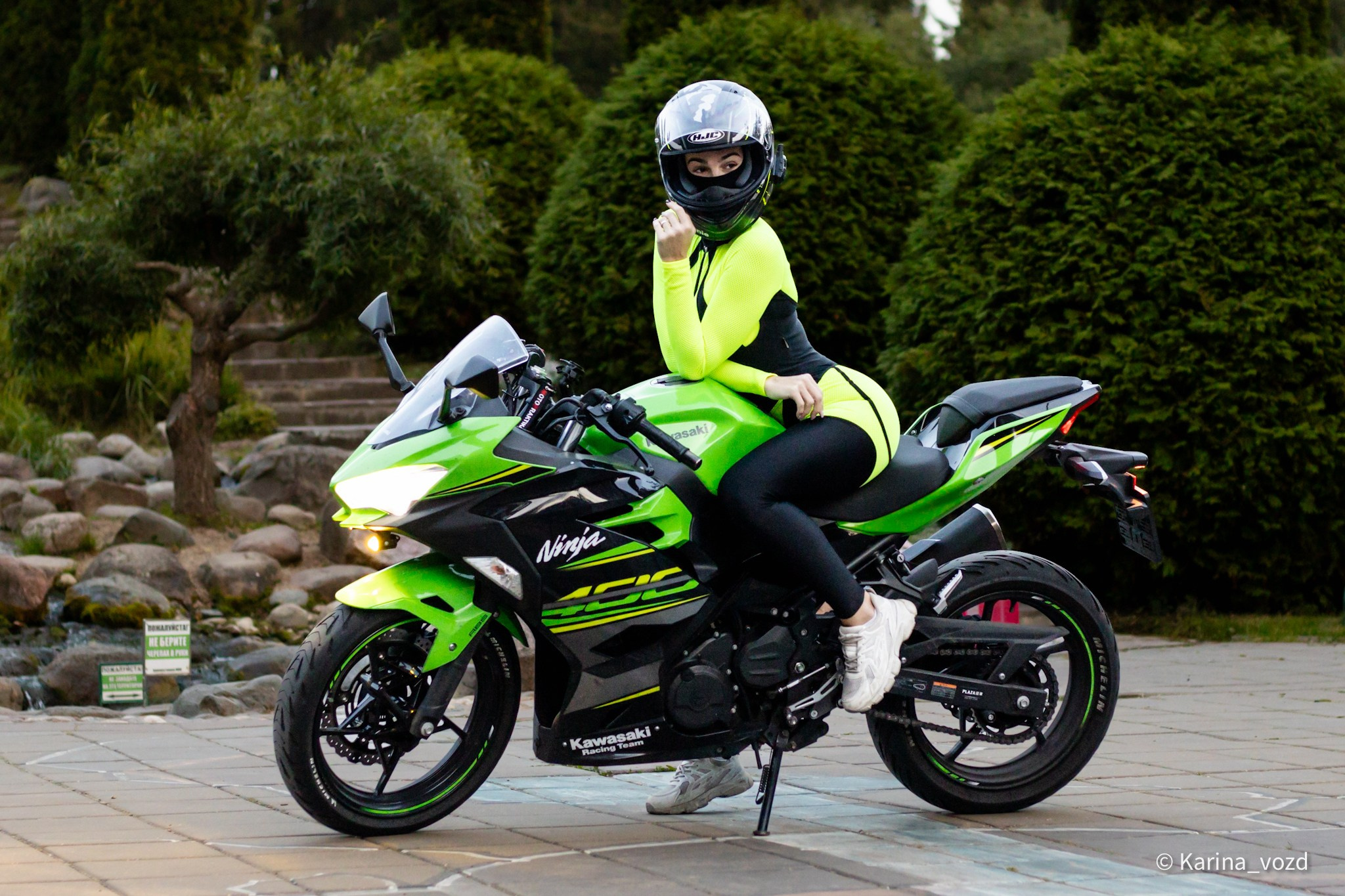 Летний фотосет для участников сообщества «ZelRiders». Репортажный фотограф в Москве и Зеленограде Karina-vozd