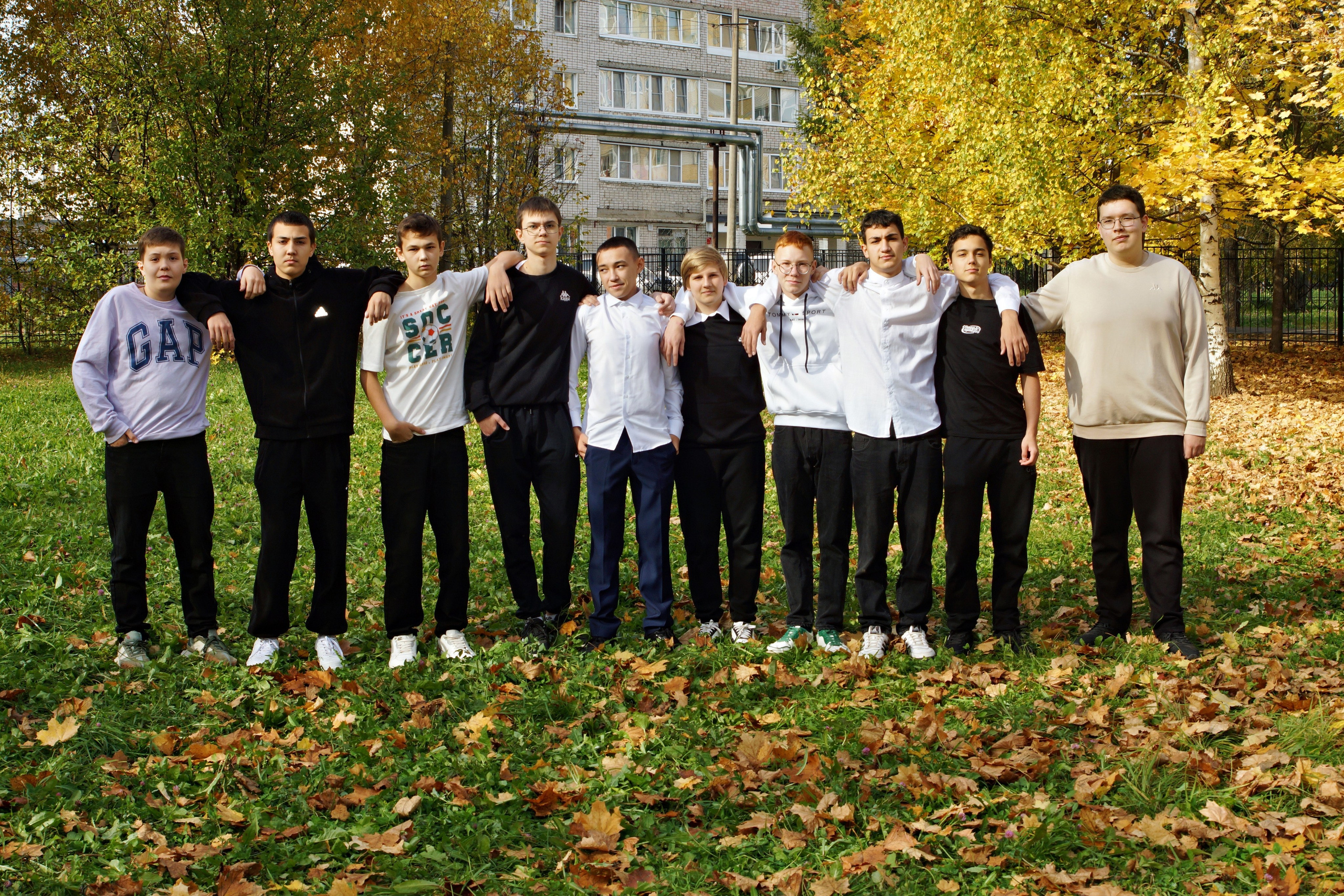 Осенняя фотосессия в школе г. Йошкар-Ола