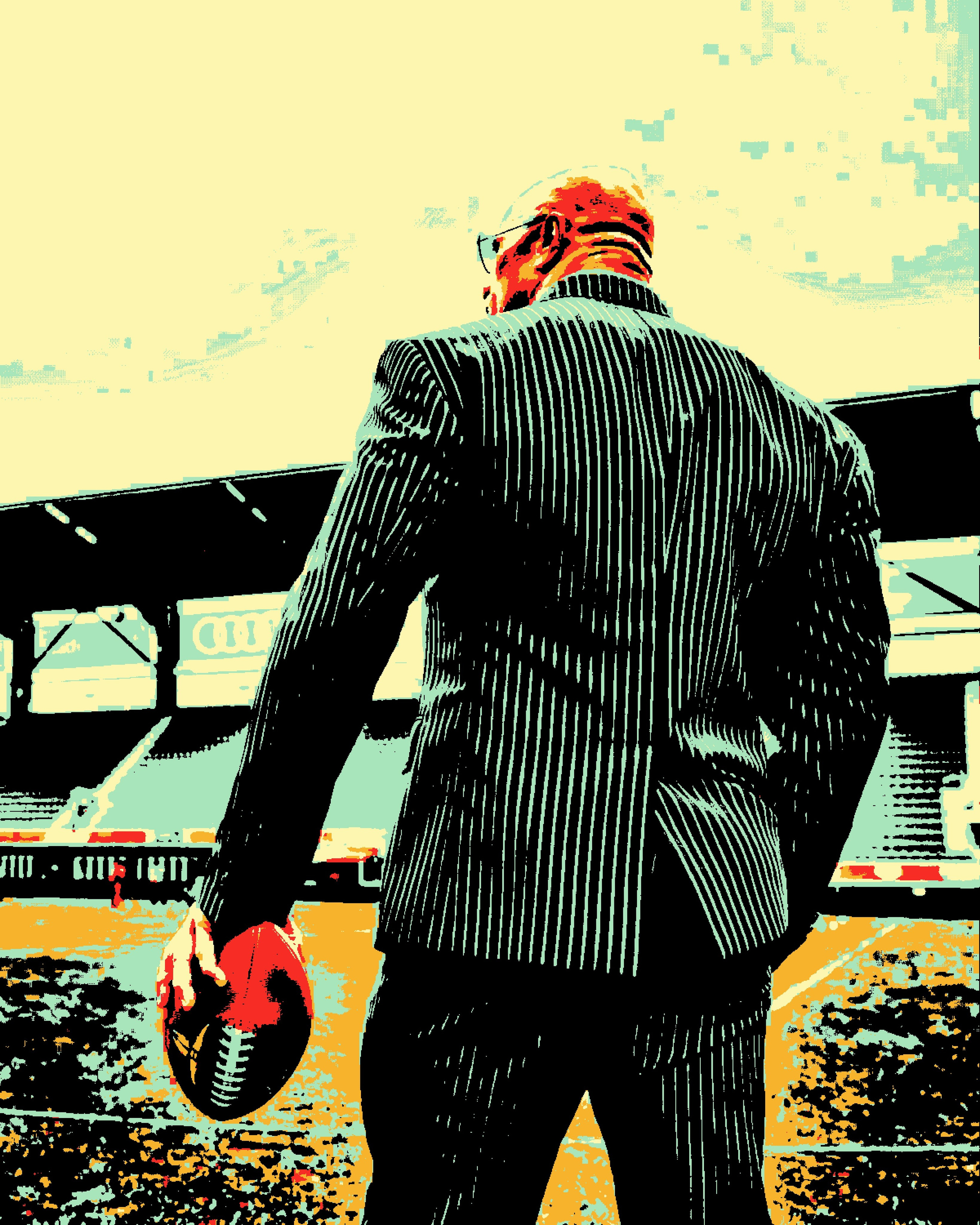 Дуэйн Джонсон (Dwayne Johnson). Визуальный арт пиксельный художник Василь Пиксель