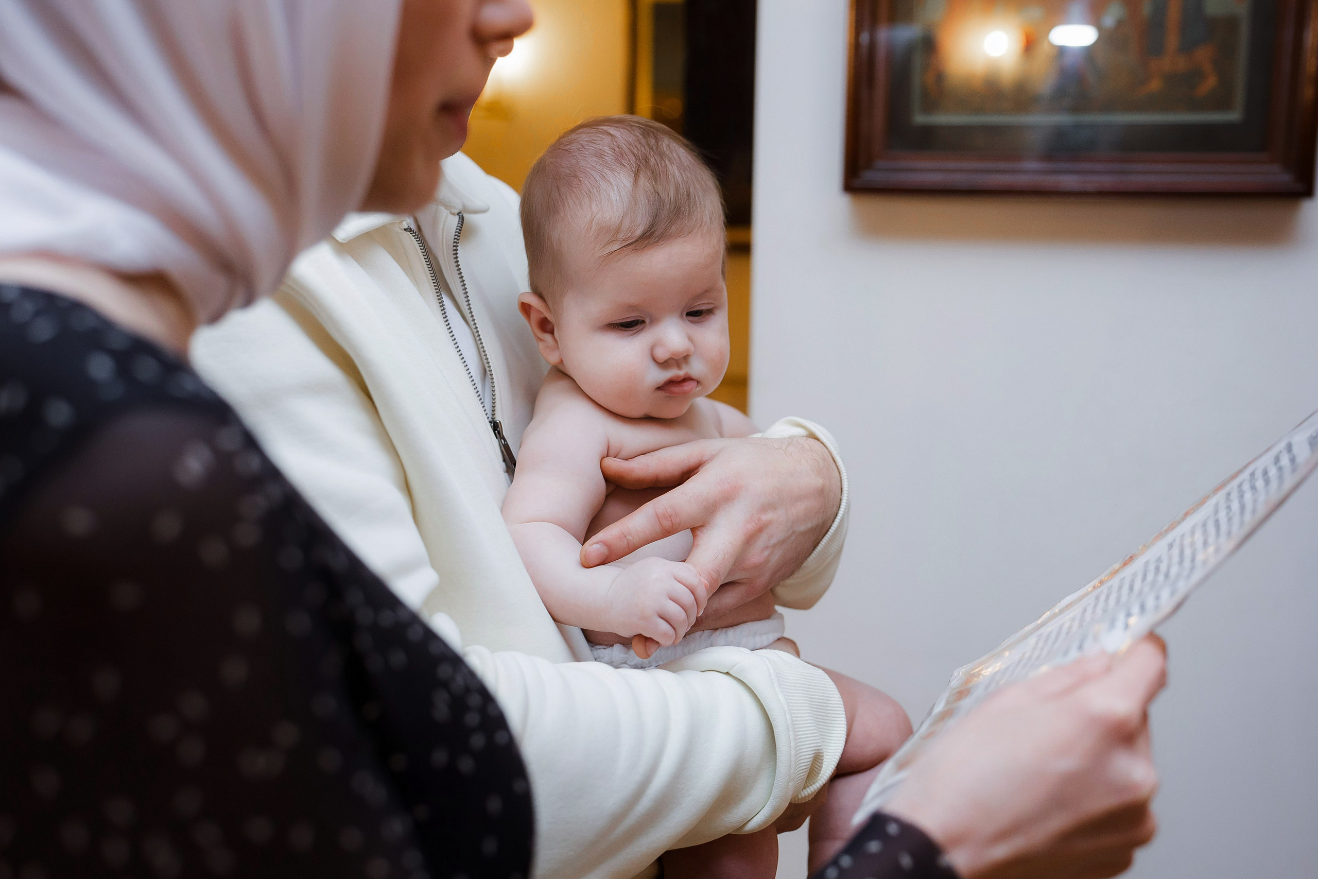 Крещение Андрея. Семейный и детский фотограф в Москве Александра Мак