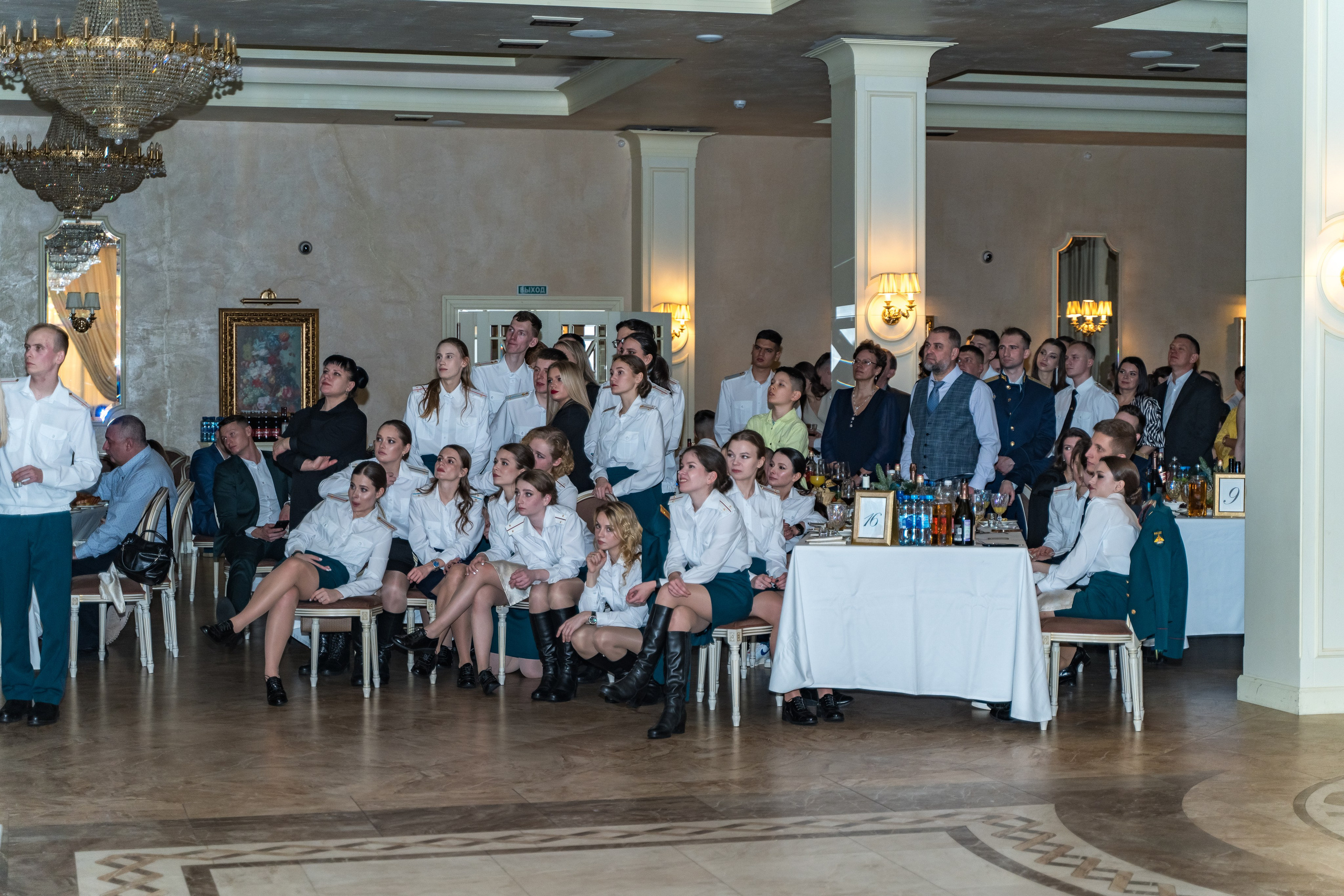 Фотосъемка выпуска военной академии и вручение дипломов