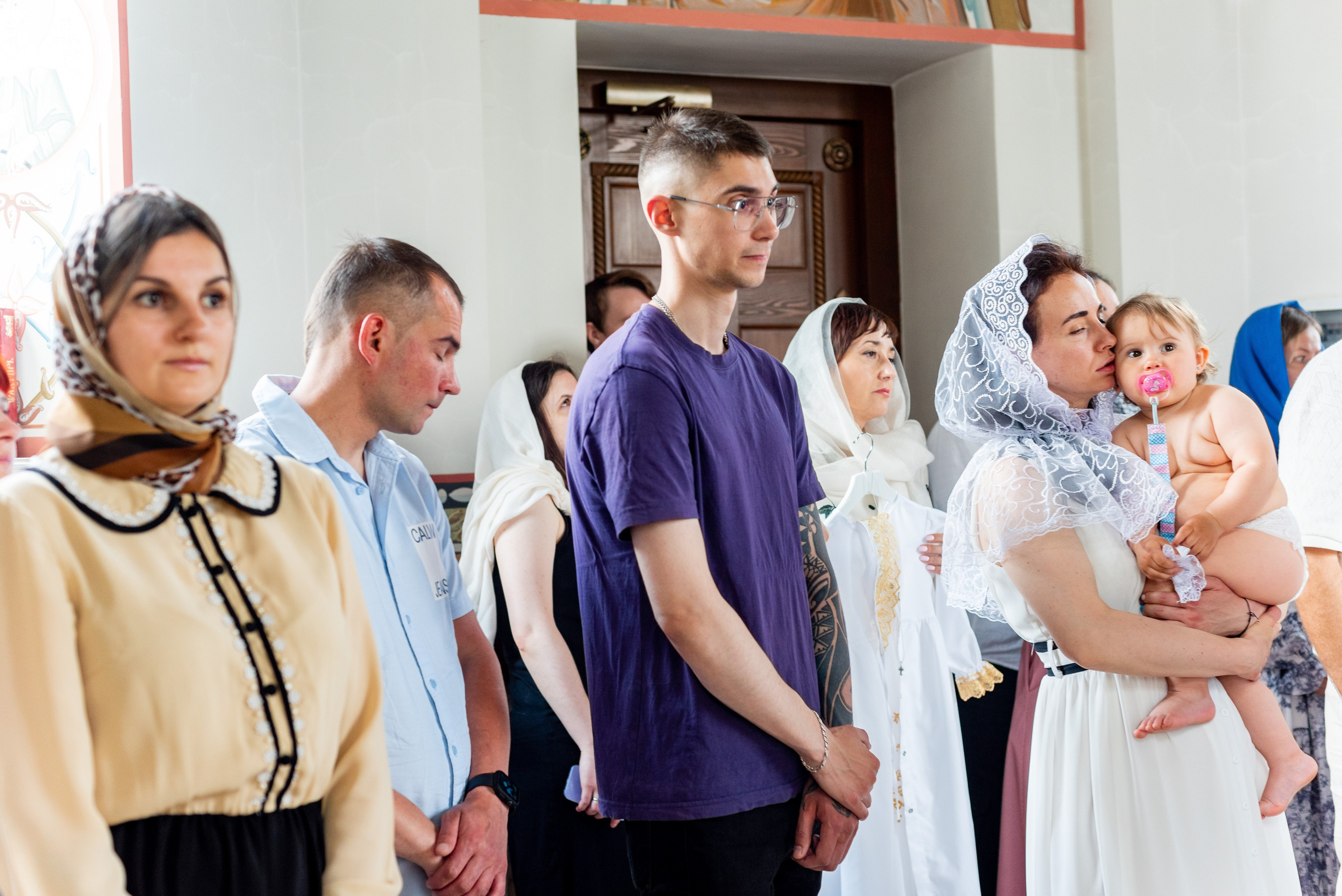 Крещение Ники. Фотограф Юлия Попова