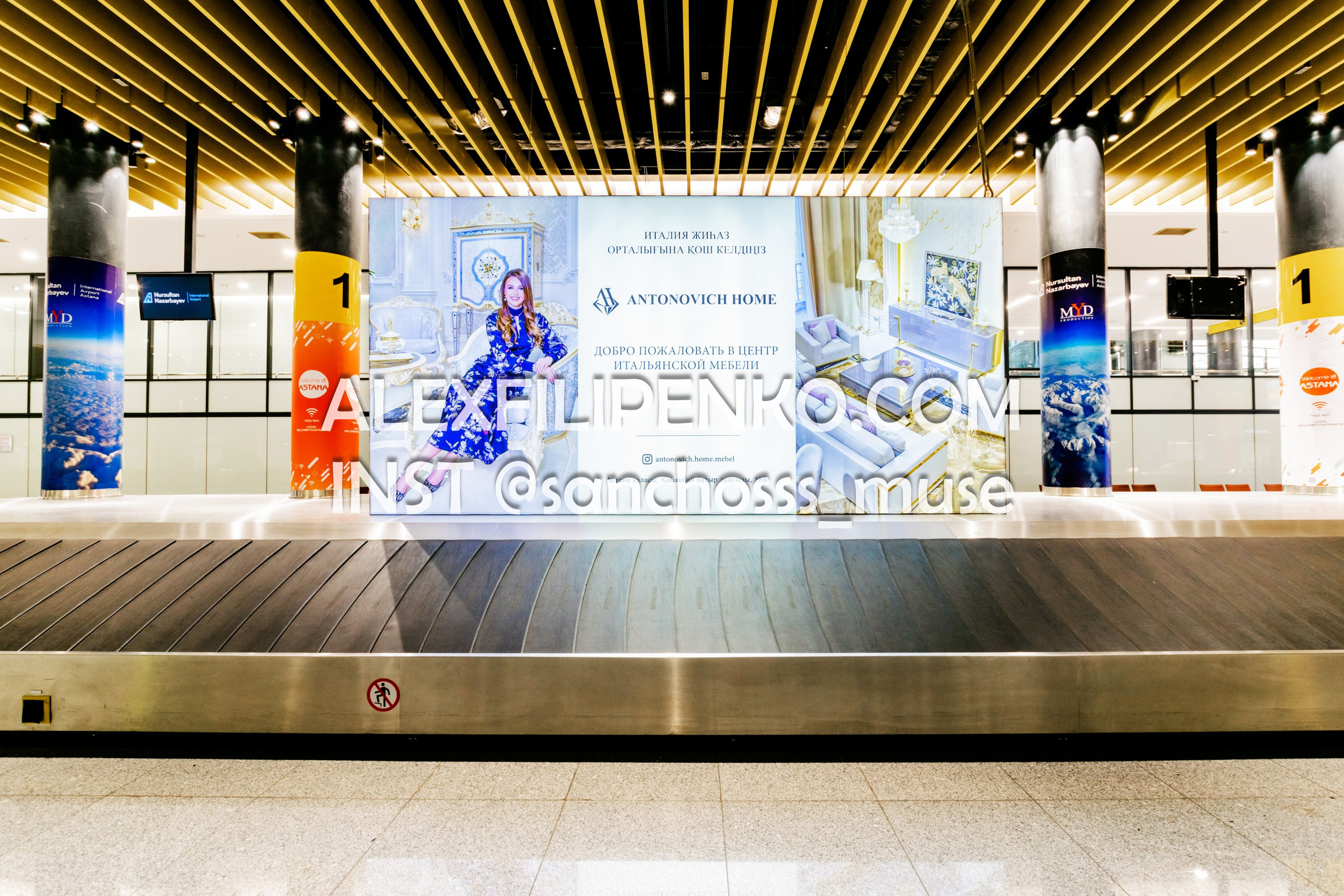 Фотосъемка для рекламного оператора MYD Production в Аэропорту Астаны. Фотограф интерьера недвижимости и архитектуры в Астане