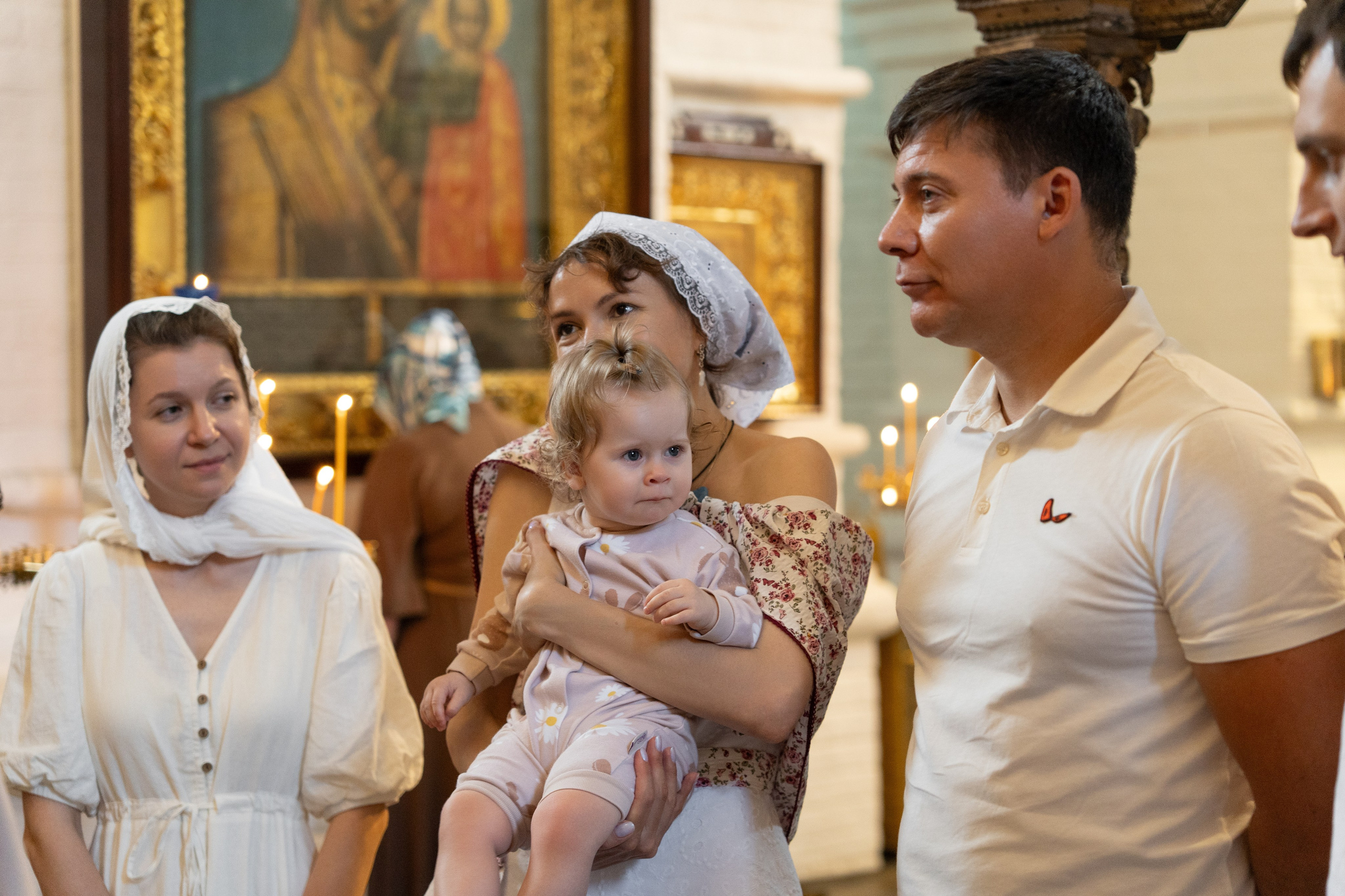 Крестины Майи в Старочеркасском Воскресенском войсковом соборе