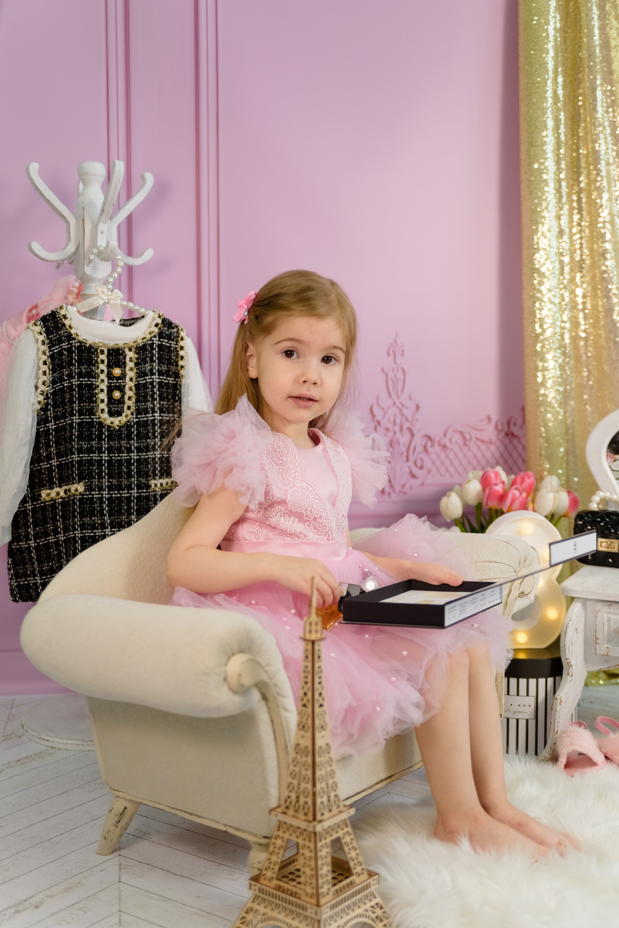 Детская фотосессия «Париж» Полина. Детский Фотограф |Фотограф на годик в Брянске Ирина Романова