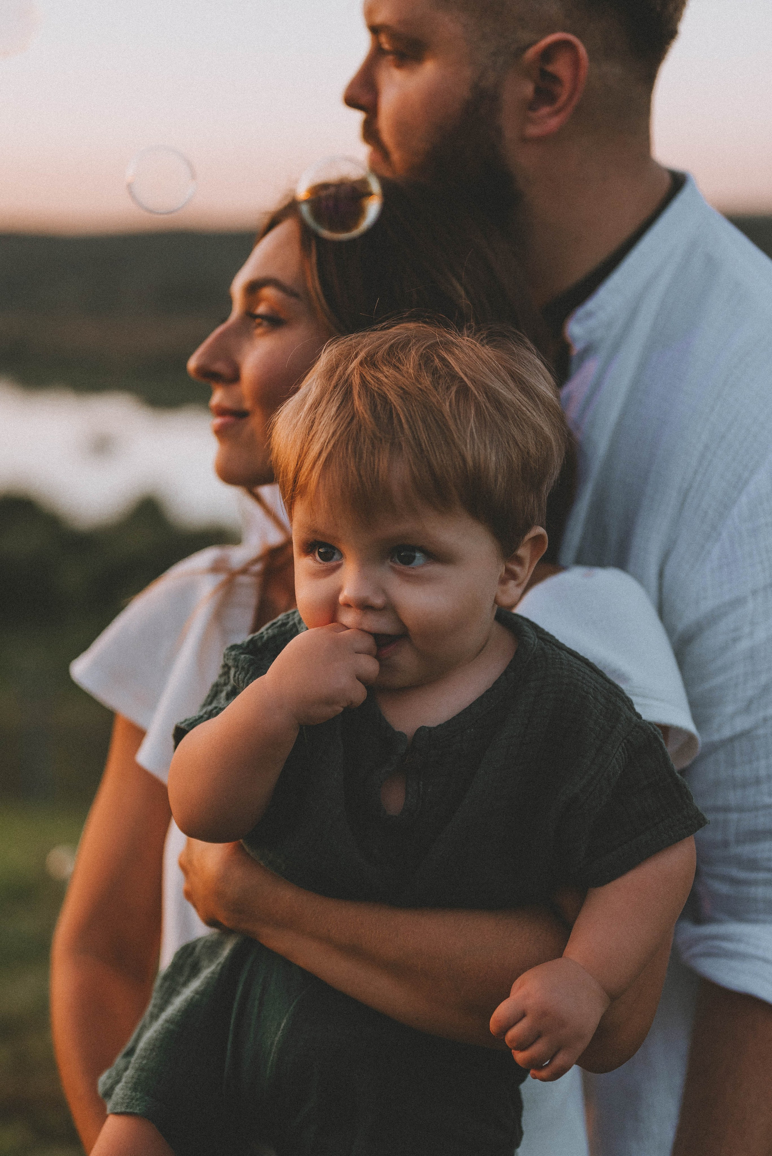 Лев с родителями на закате. Фотограф Кристина Пархоменко