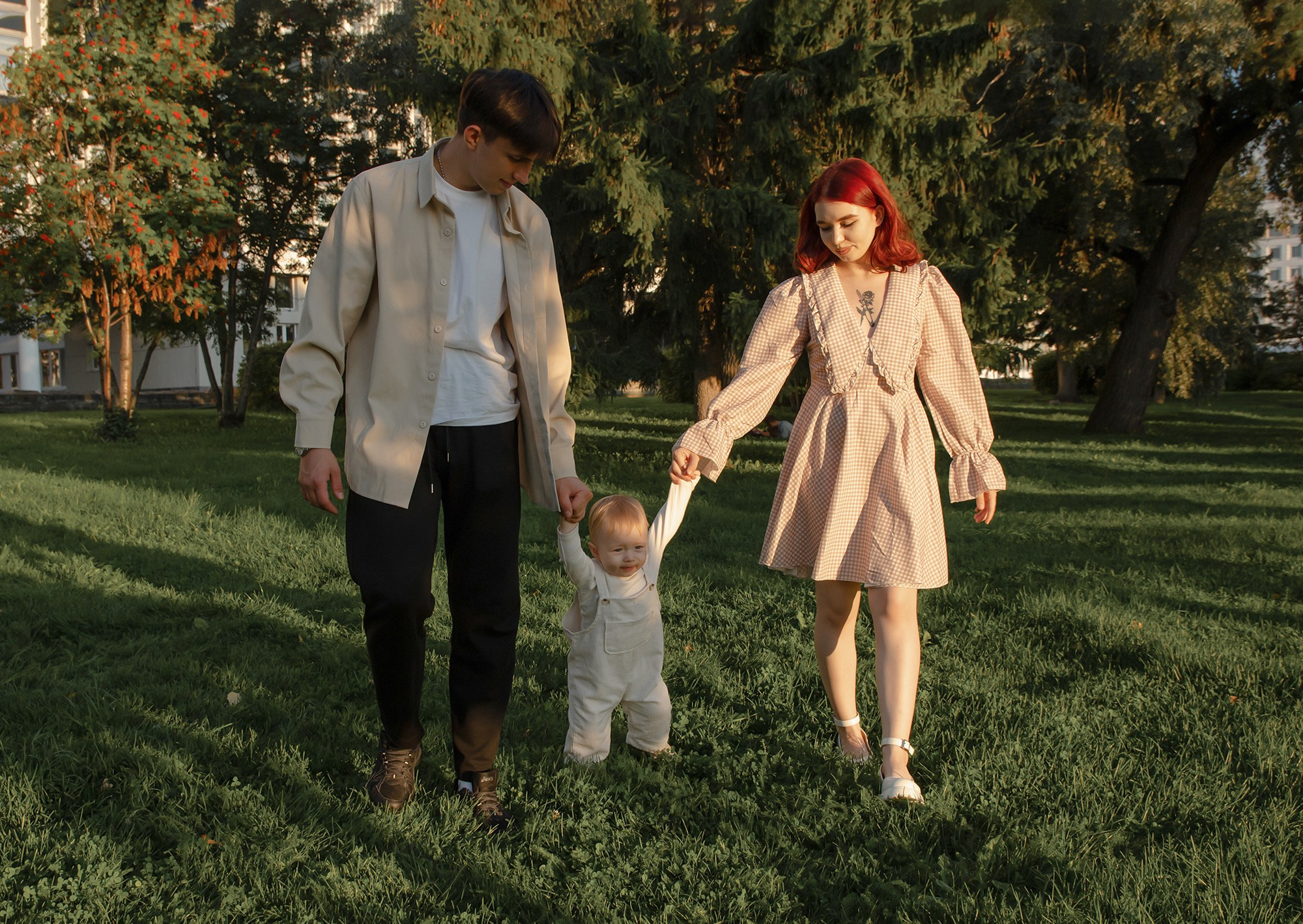 Семейная съёмка в парке. Фотограф Томск Елизавета Фролова