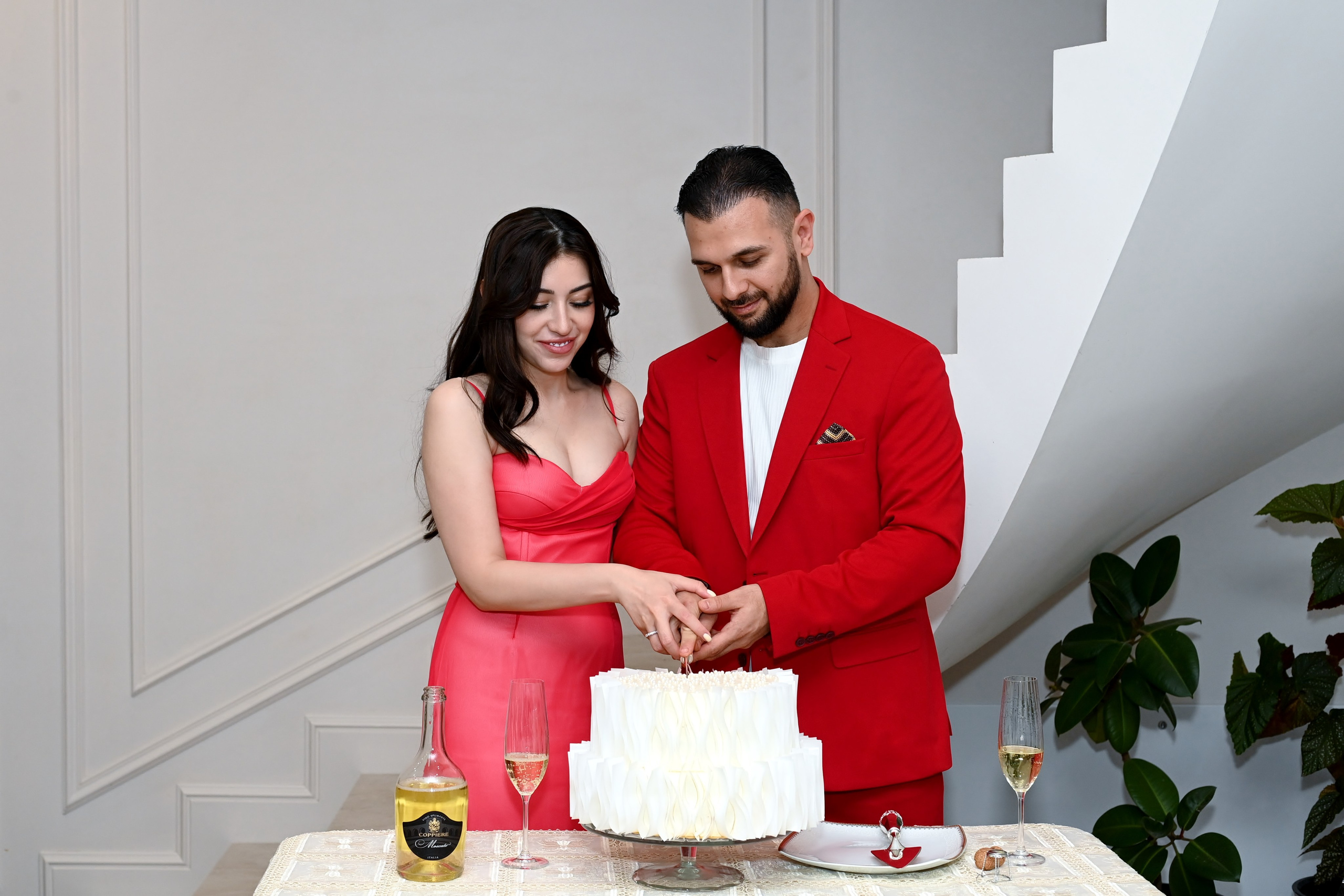 Фотосъёмка помолвки в частном доме. Свадебный и семейный фотограф в Москве Ирина Гончарова