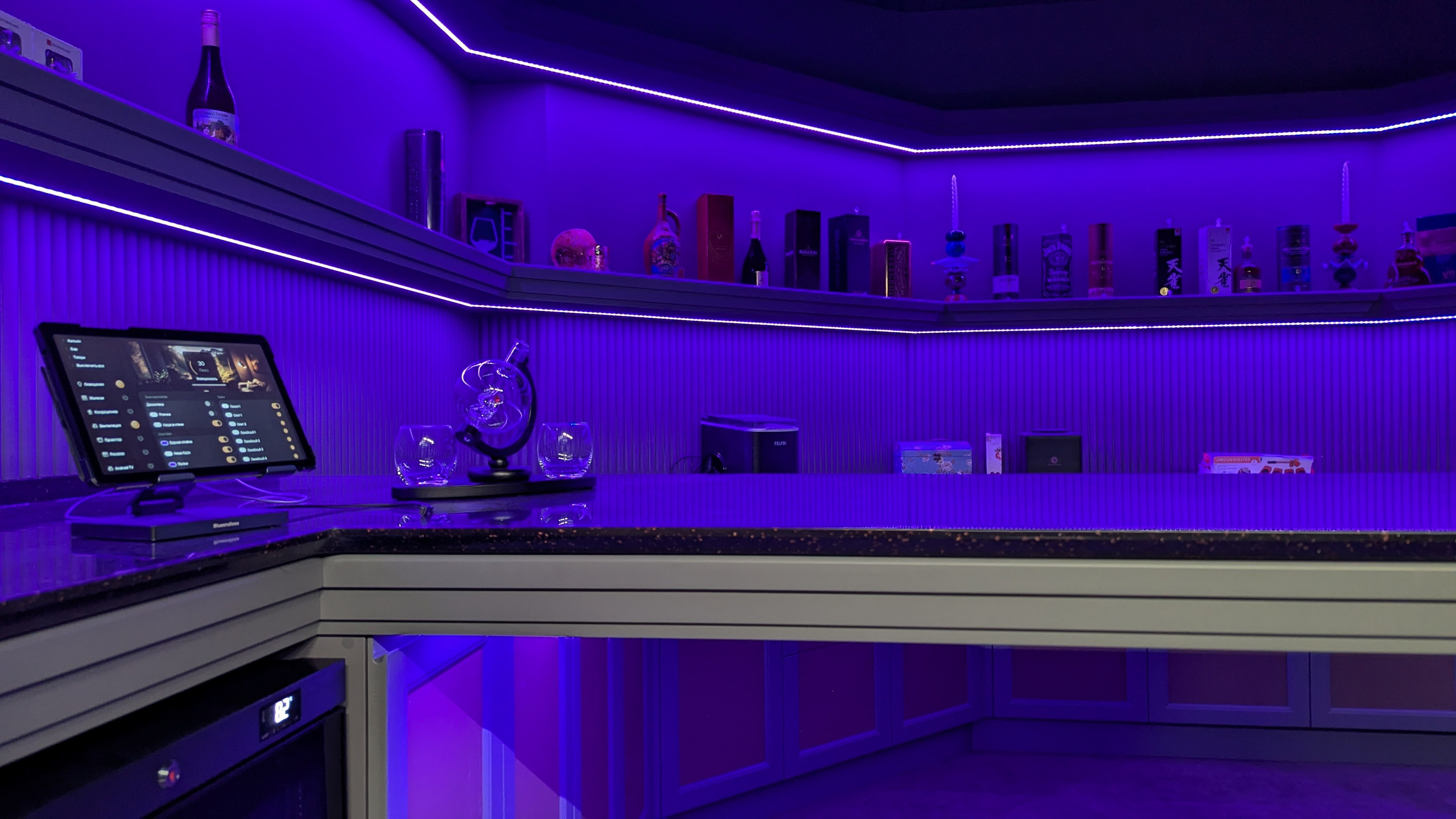 Домашний кинотеатр в частном доме. Deka-Art | Architecture & Interior Design Studio