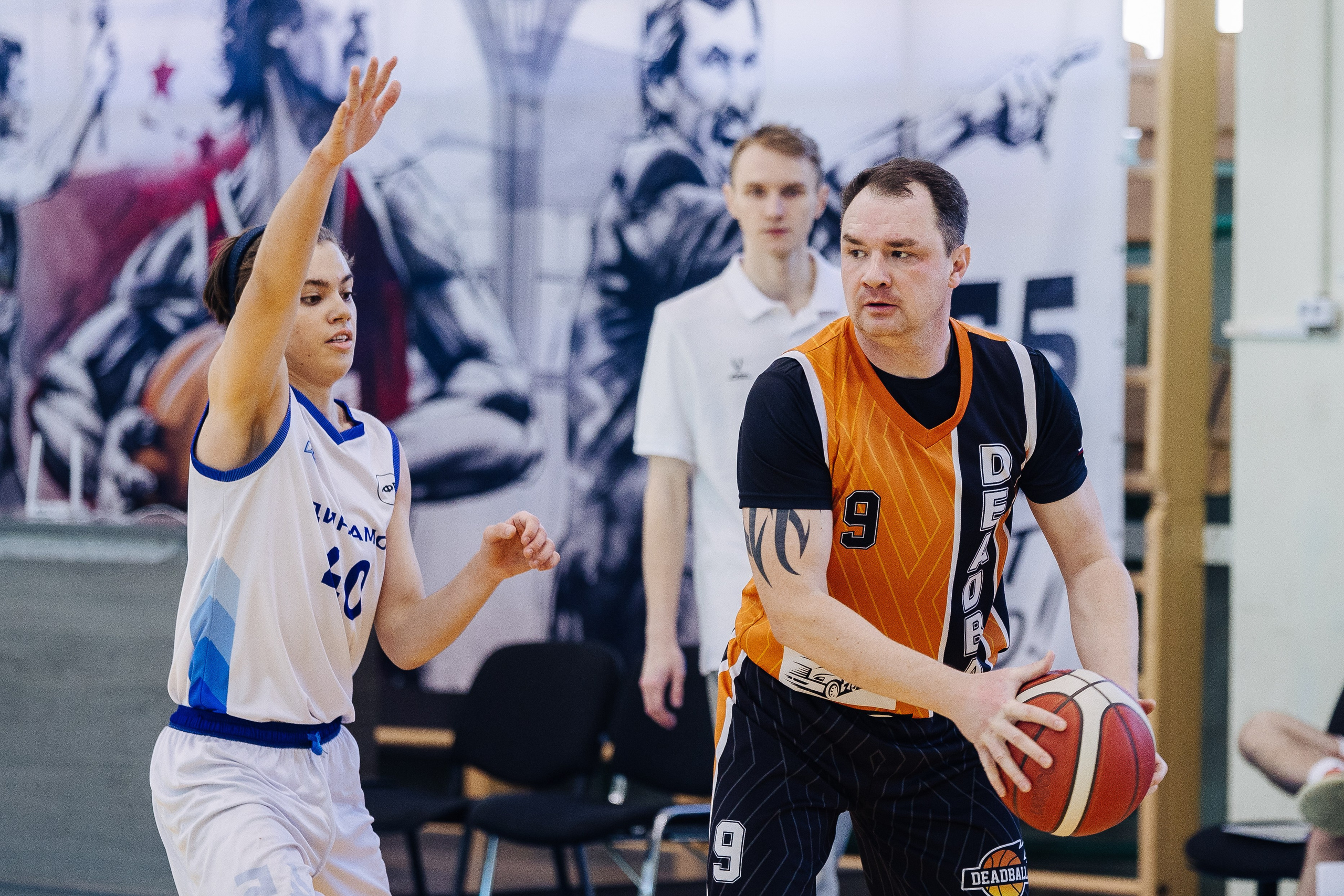 Любительский Чемпионат Магнитогорска по баскетболу // 09.02.25. Денис Прохоров Фотограф в г. Магнитогорск