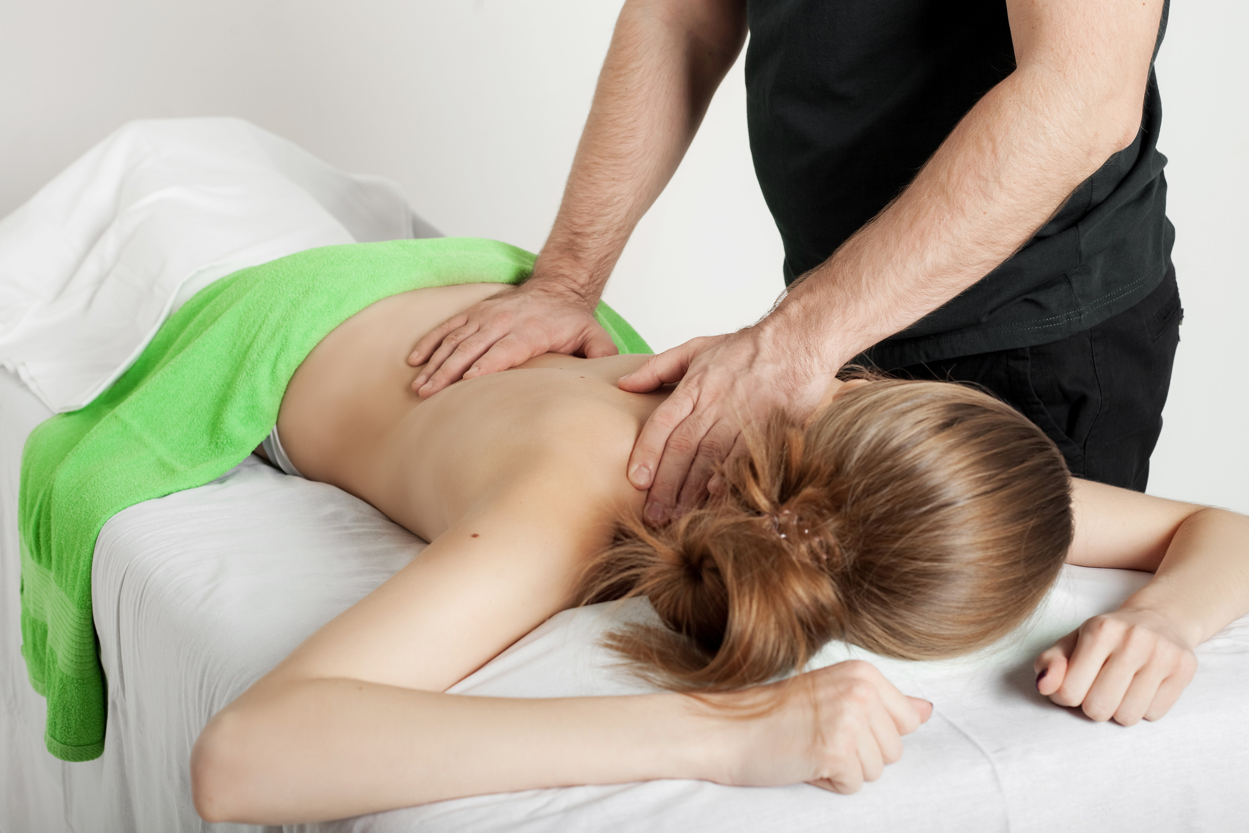 Контент съемка массажиста